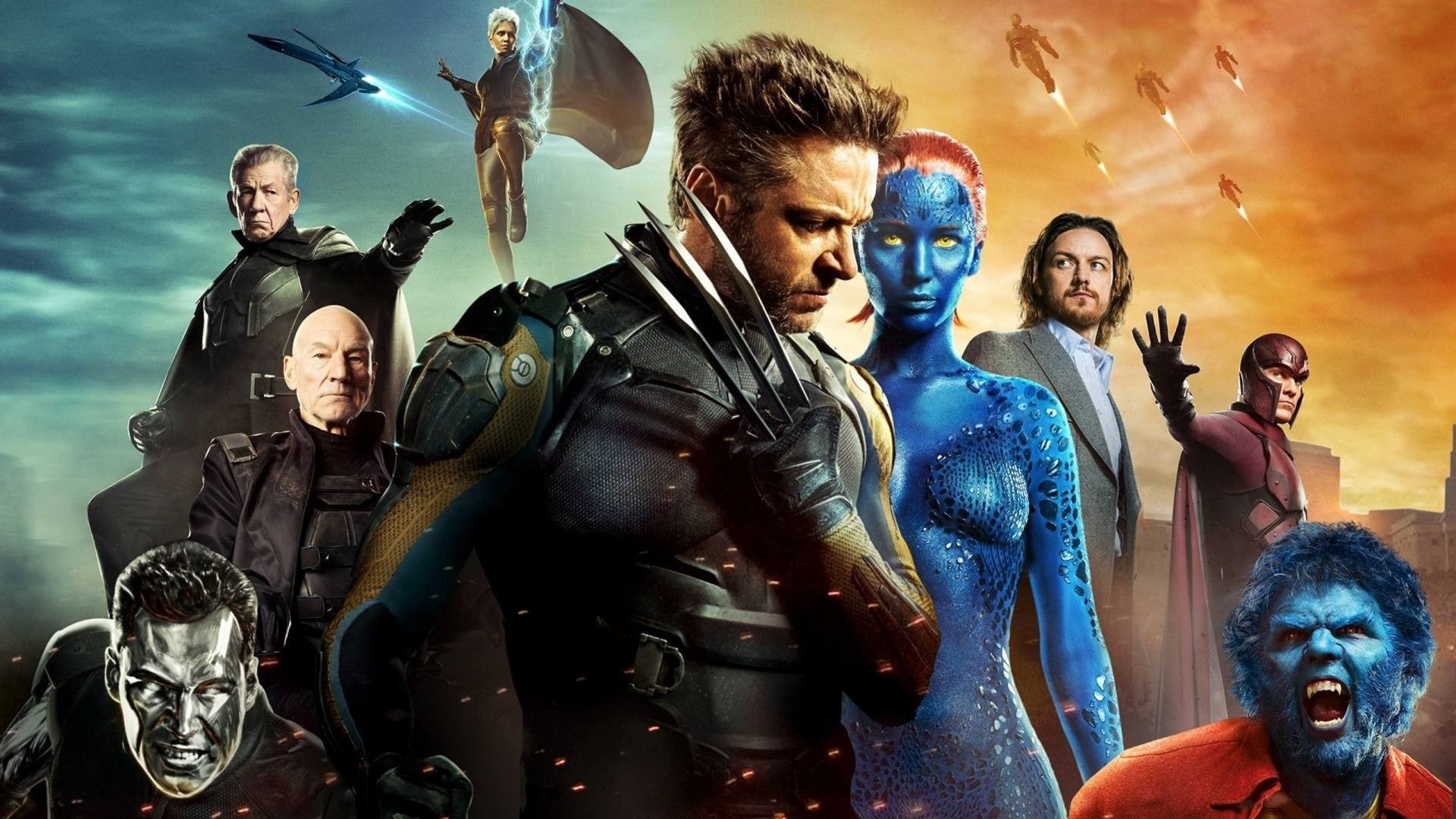 X Men: Days Of Future Past, group of people, occupation, young men, mid adult, X Men, human representation, art and craft, real people, Mystique, medium group of people, HD Wallpaper