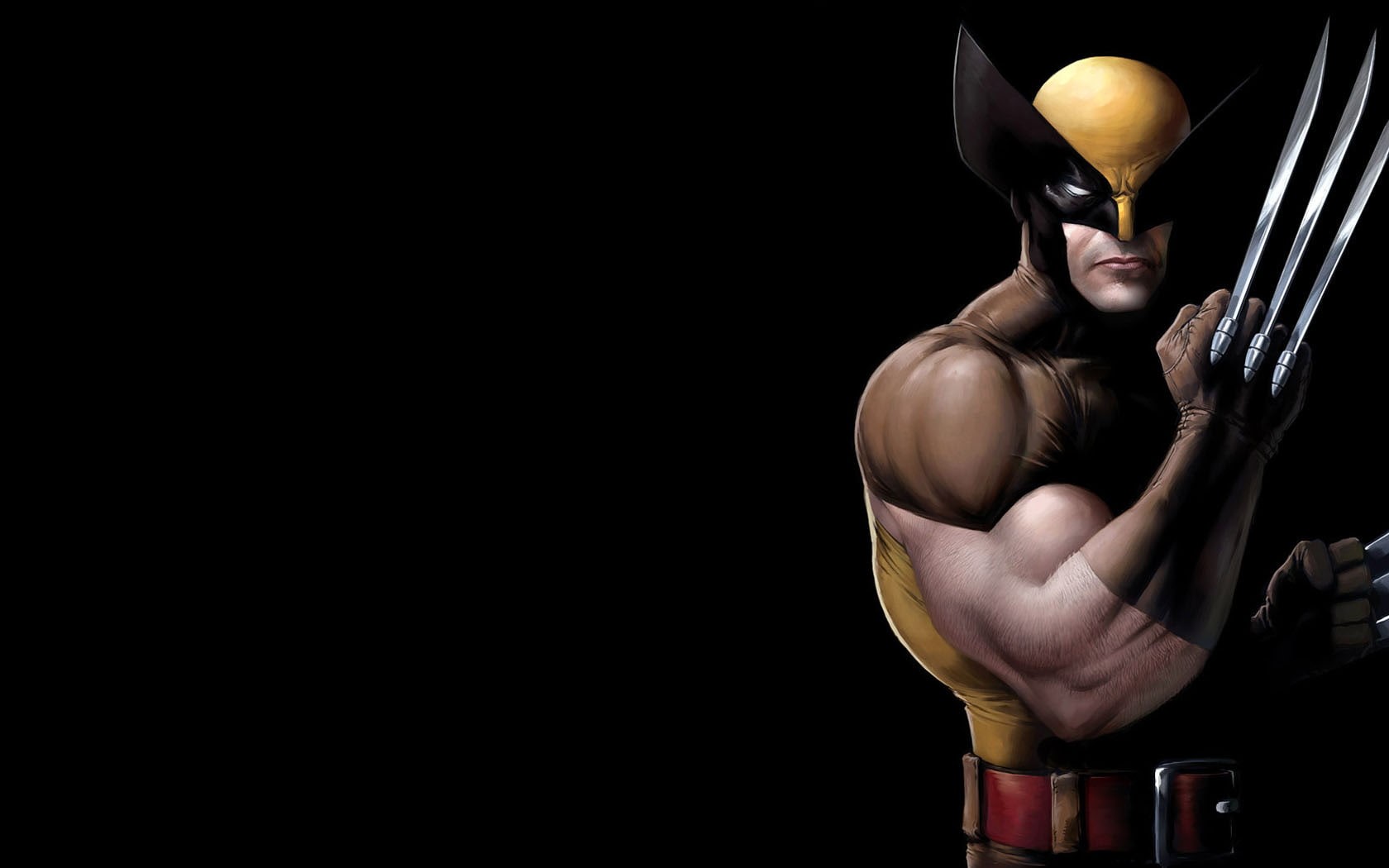 hd, black, wolverine, xmen, cartoon/comic, x, men, 720P, HD Wallpaper
