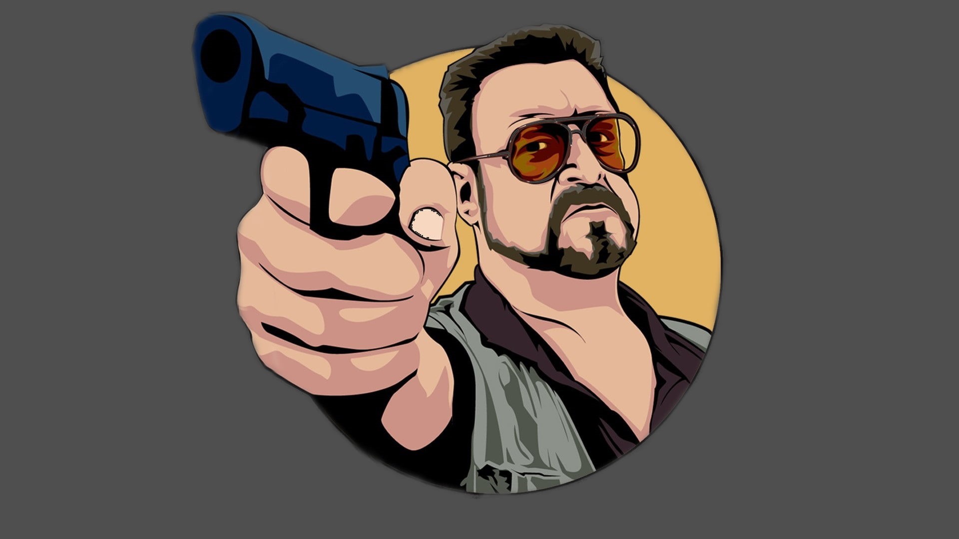 The Big Lebowski, 1080P, movie characters, Walter Sobchak, HD Wallpaper