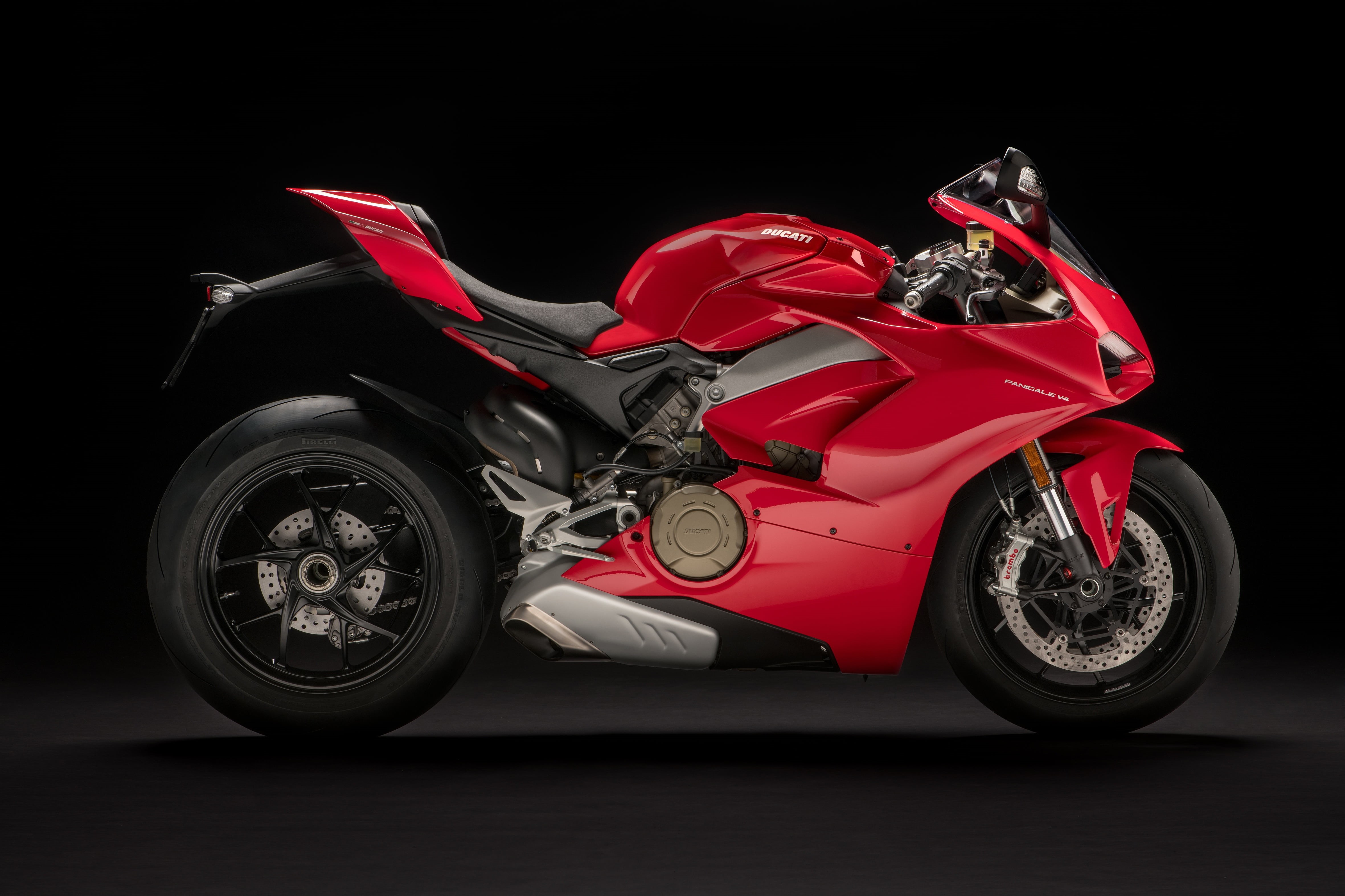 Sportbike, V4 S, 2018, Profile, Ducati, Panigale, Ducati Panigale V4 S, 4K, HD Wallpaper