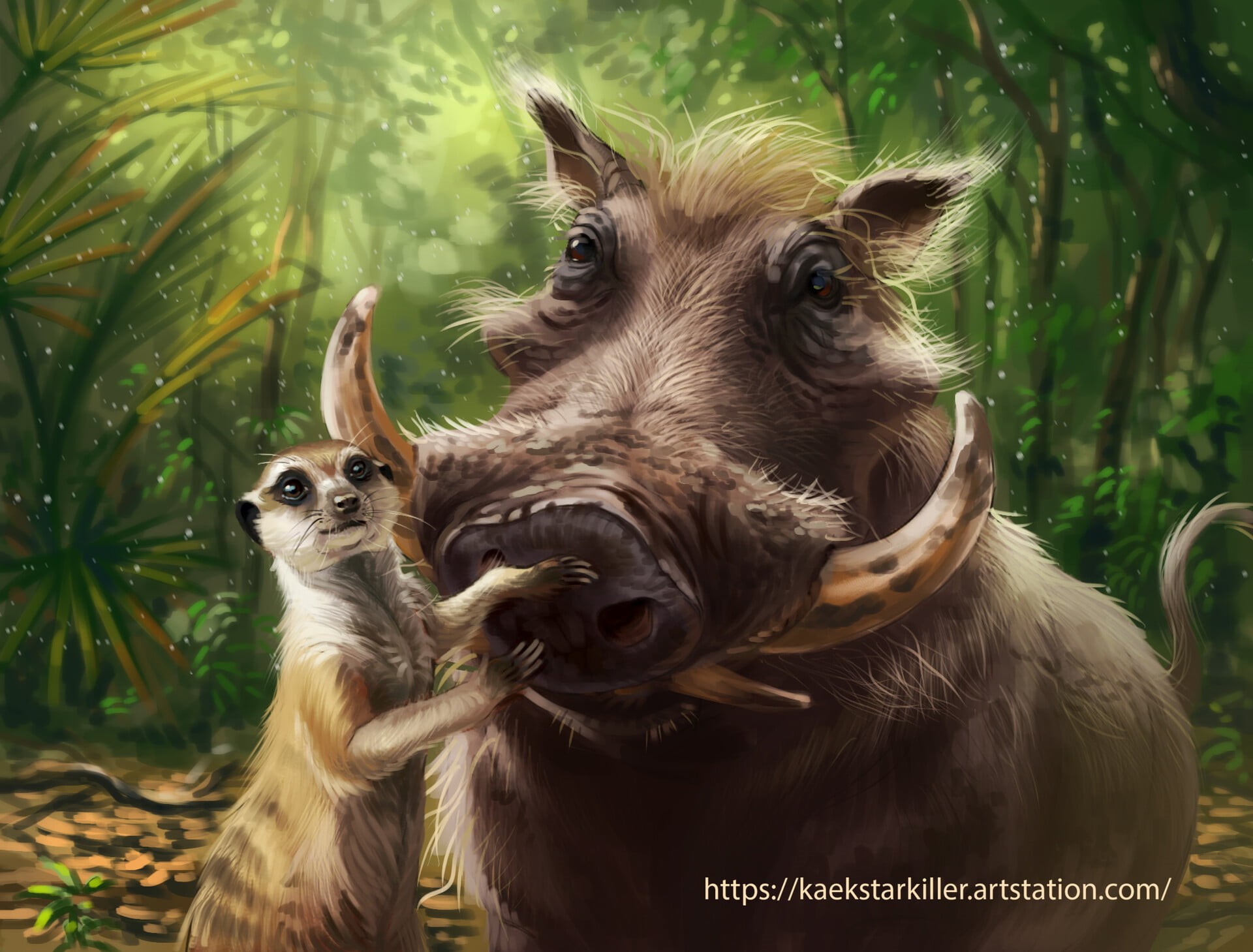 Movie, Timon (The Lion King), Pumbaa (The Lion King), The Lion King (2019), 1080P, The Lion King, HD Wallpaper