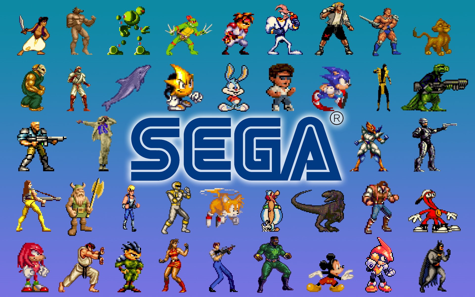 simba, jim, ninja, earthworm, 1080P, sega, lion, aladdin, altered, hd, k, turtles, beast, vectorman, teenage, video games, raphael, mutant, HD Wallpaper