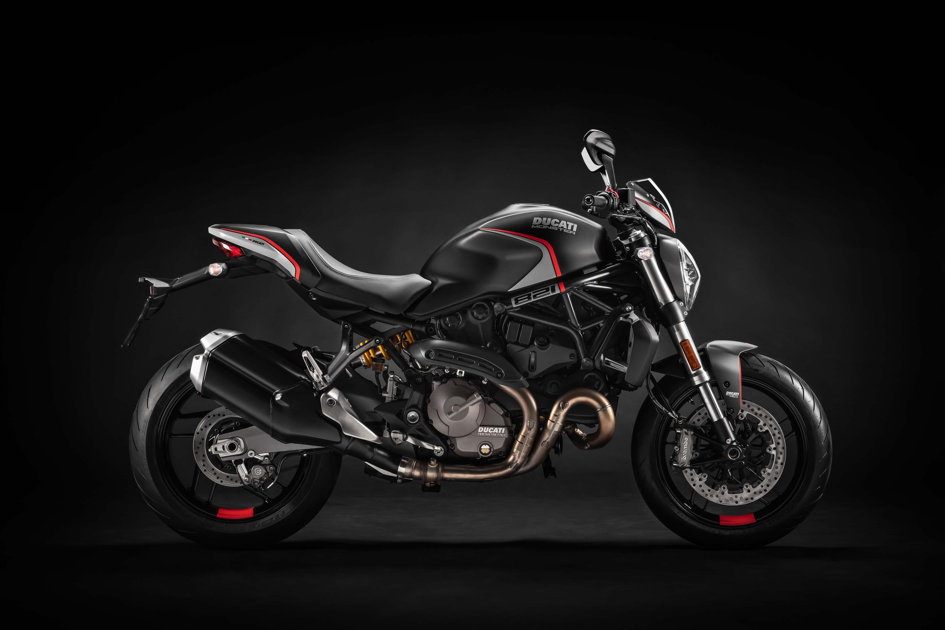 Ducati Monster 821 Stealth, 2K, 4K, 2019, HD Wallpaper