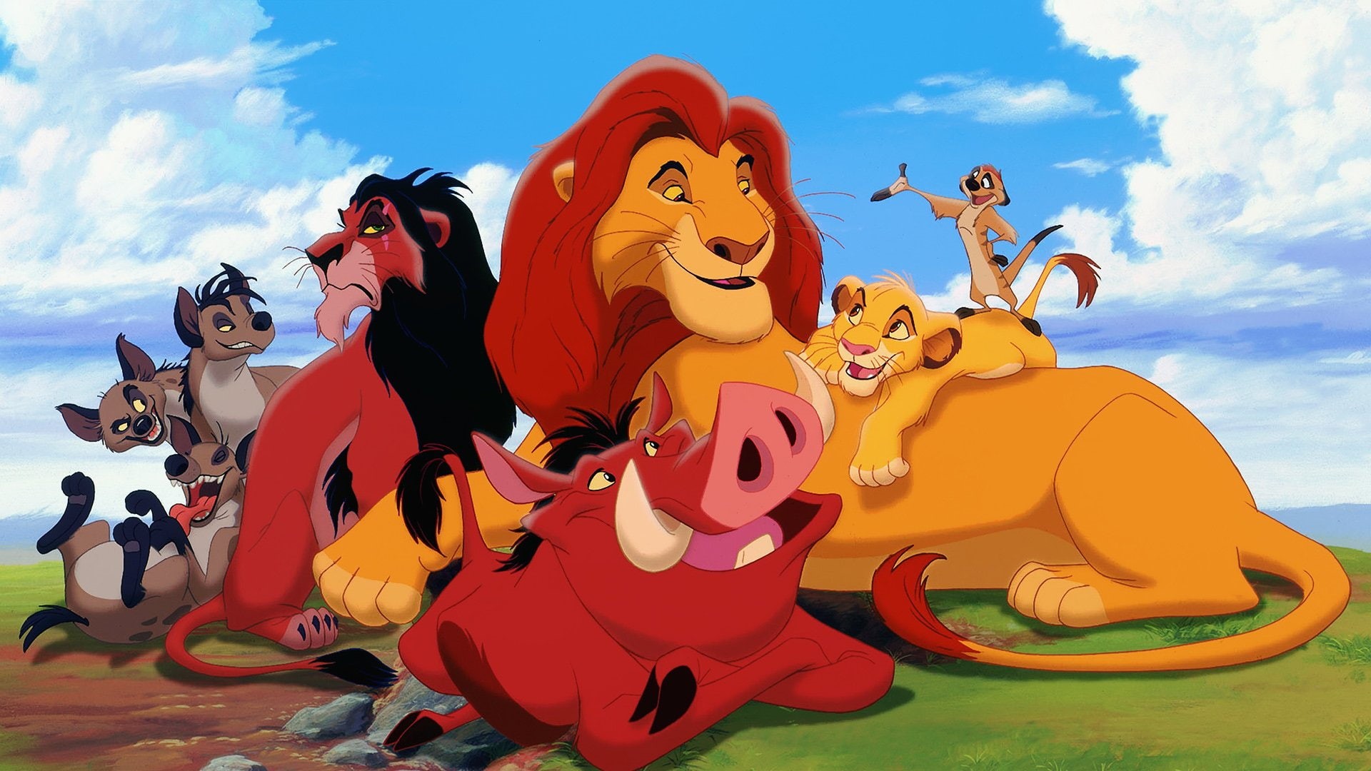 1080P, Scar (The Lion King), The Lion King, Simba, Mufasa (The Lion King), HD Wallpaper