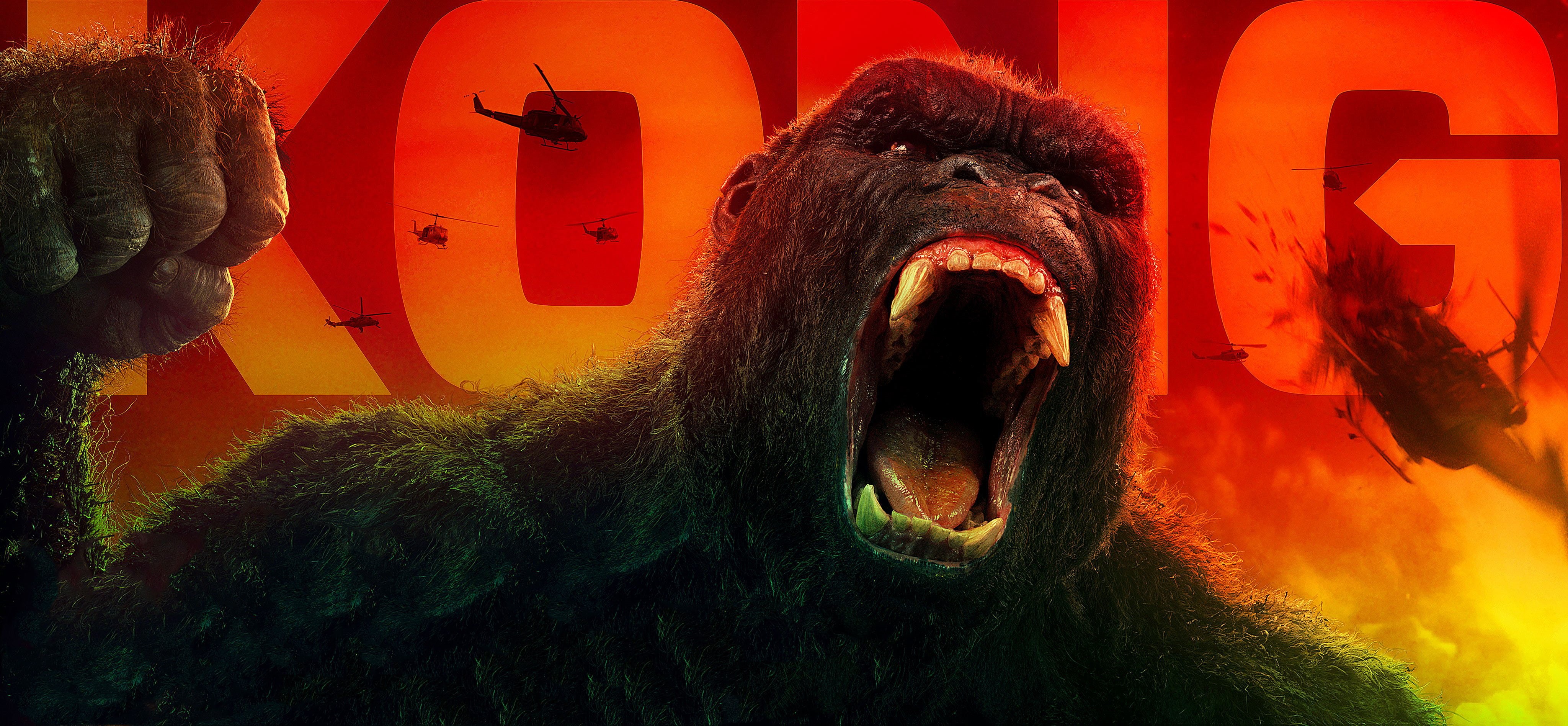 Kong: Skull Island, 4K, kong, king, HD, 4K, movie, HD Wallpaper