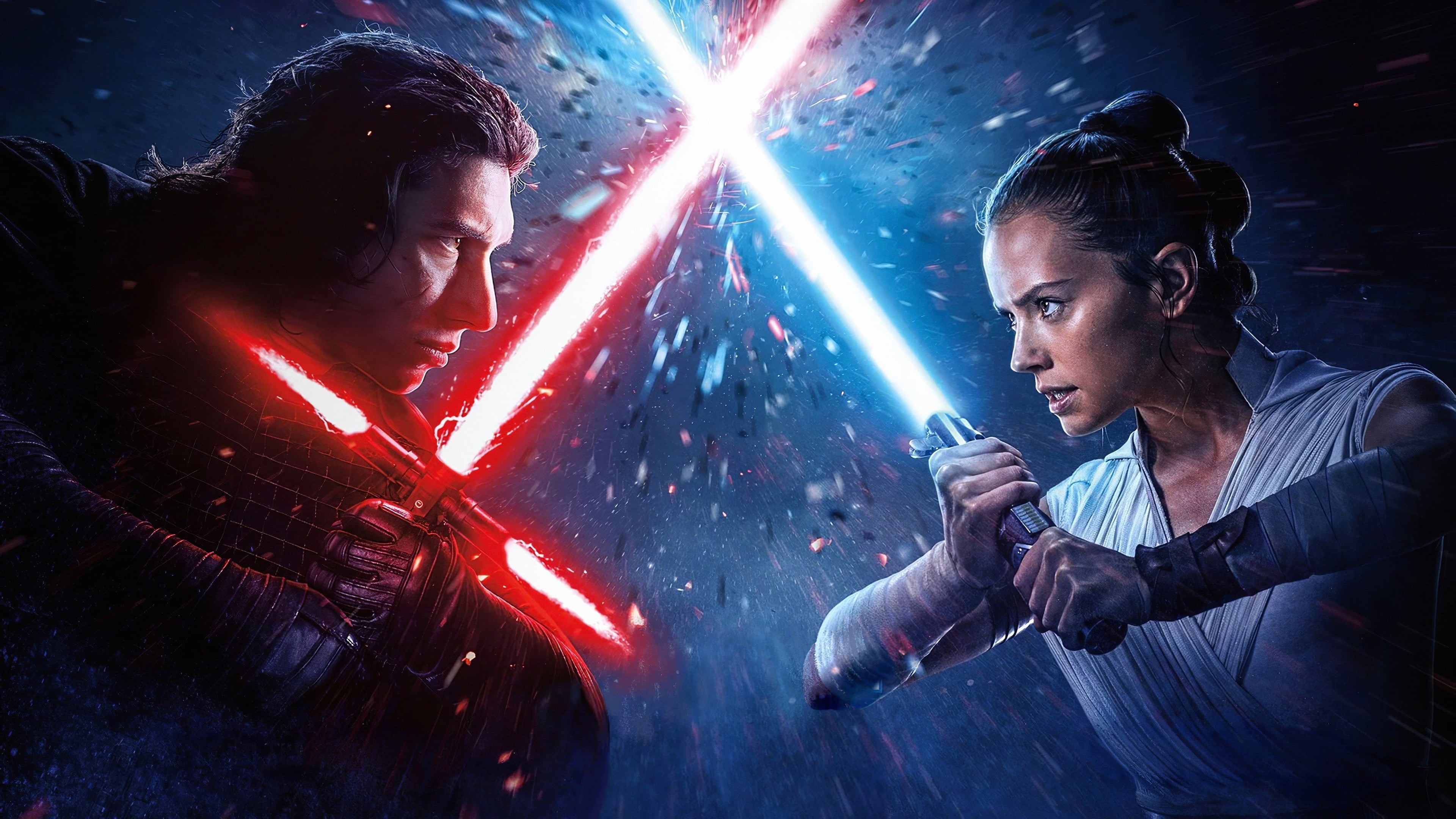 Star Wars, Kylo Ren, Star Wars: The Rise of Skywalker, 4K, Rey (Star Wars), HD Wallpaper