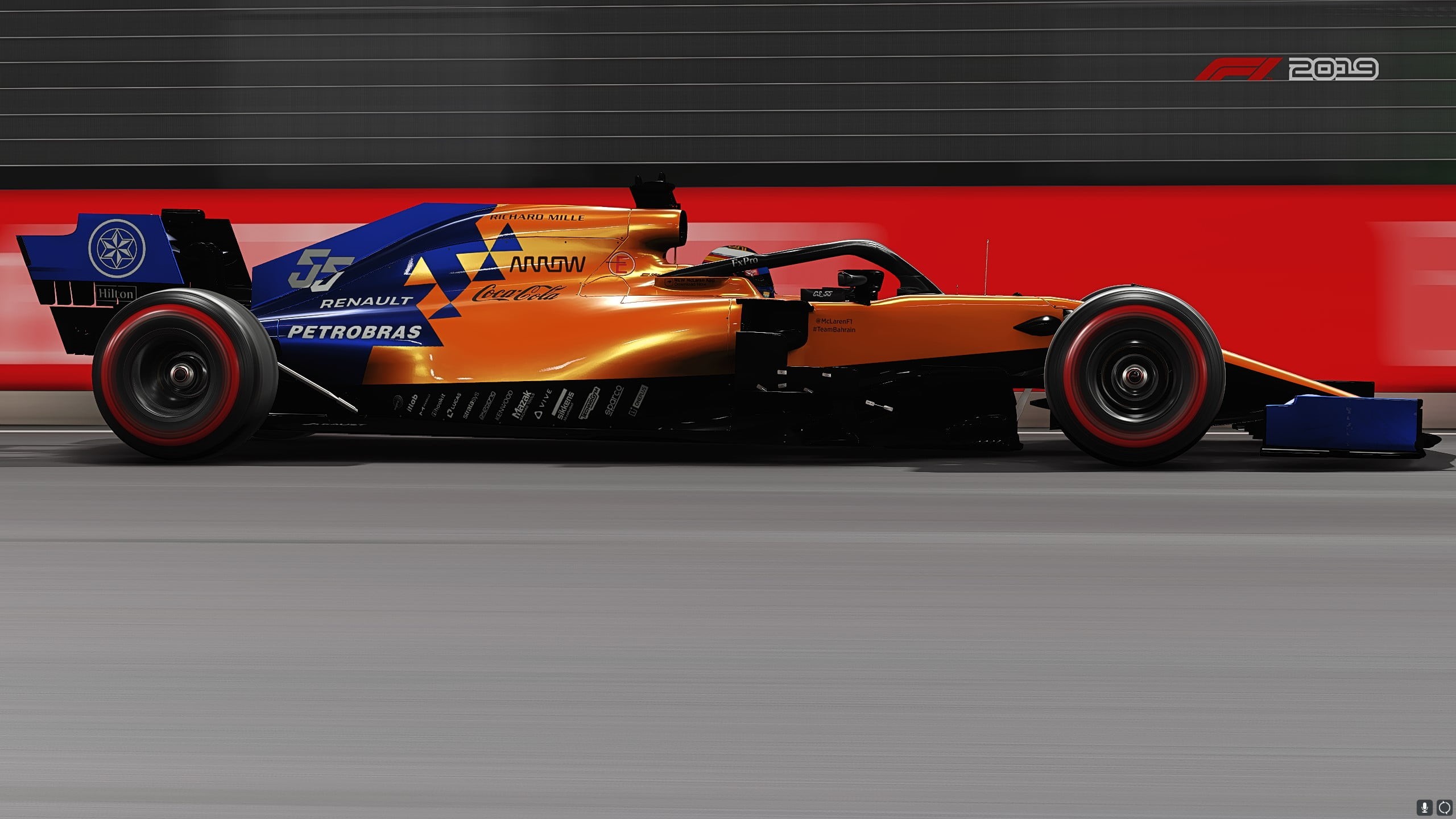 Video Game, Race Car, Mclaren MCL34, 2K, F1 2019, HD Wallpaper