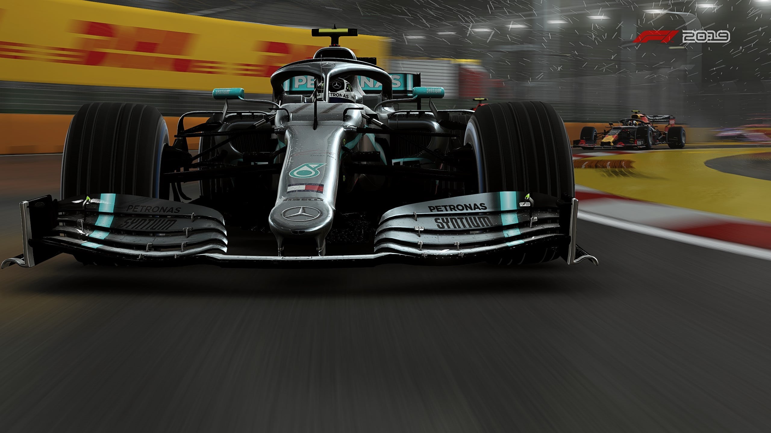 Mercedes AMG F1 W10 EQ Power+, Video Game, F1 2019, Race Car, 2K, HD Wallpaper