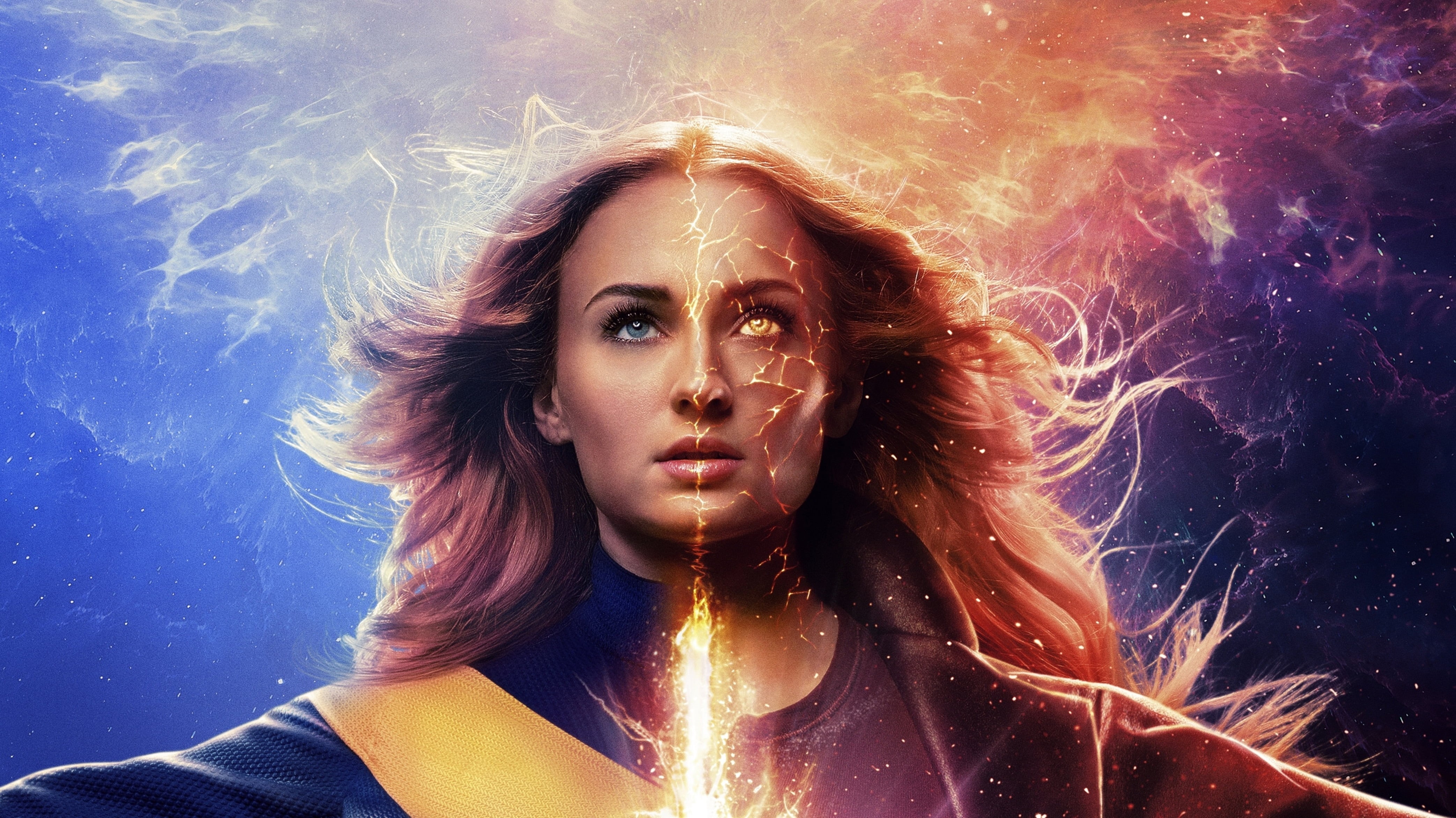 Movie, X-Men: Dark Phoenix, Dark Phoenix, Sophie Turner, 4K, Jean Grey, X-Men, HD Wallpaper