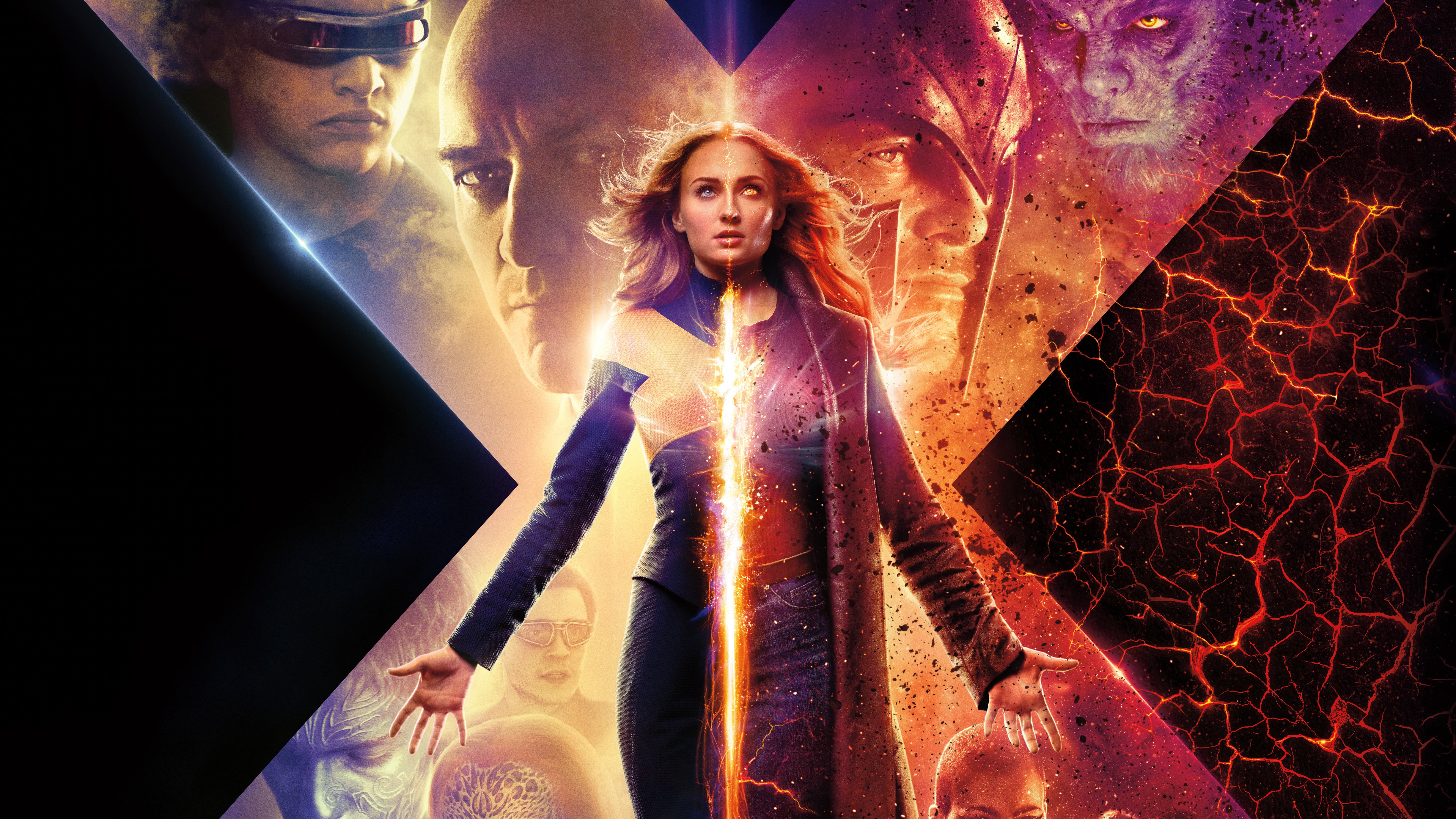 Movie, Sophie Turner, Dark Phoenix, 5K, X-Men: Dark Phoenix, HD Wallpaper