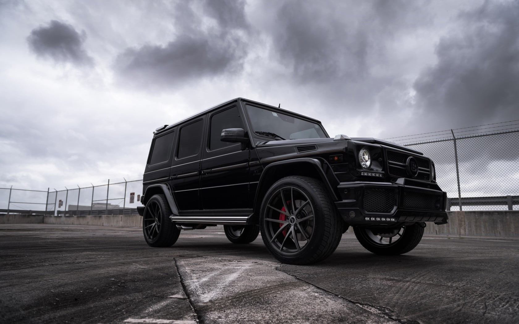 retro Styled, sky, gelandewagen, 4x4, luxury, traffic, tuning, 720P, day, street, motor vehicle, 2014, 6k, speed, overcast, tire, storm, outdoors, car, HD Wallpaper