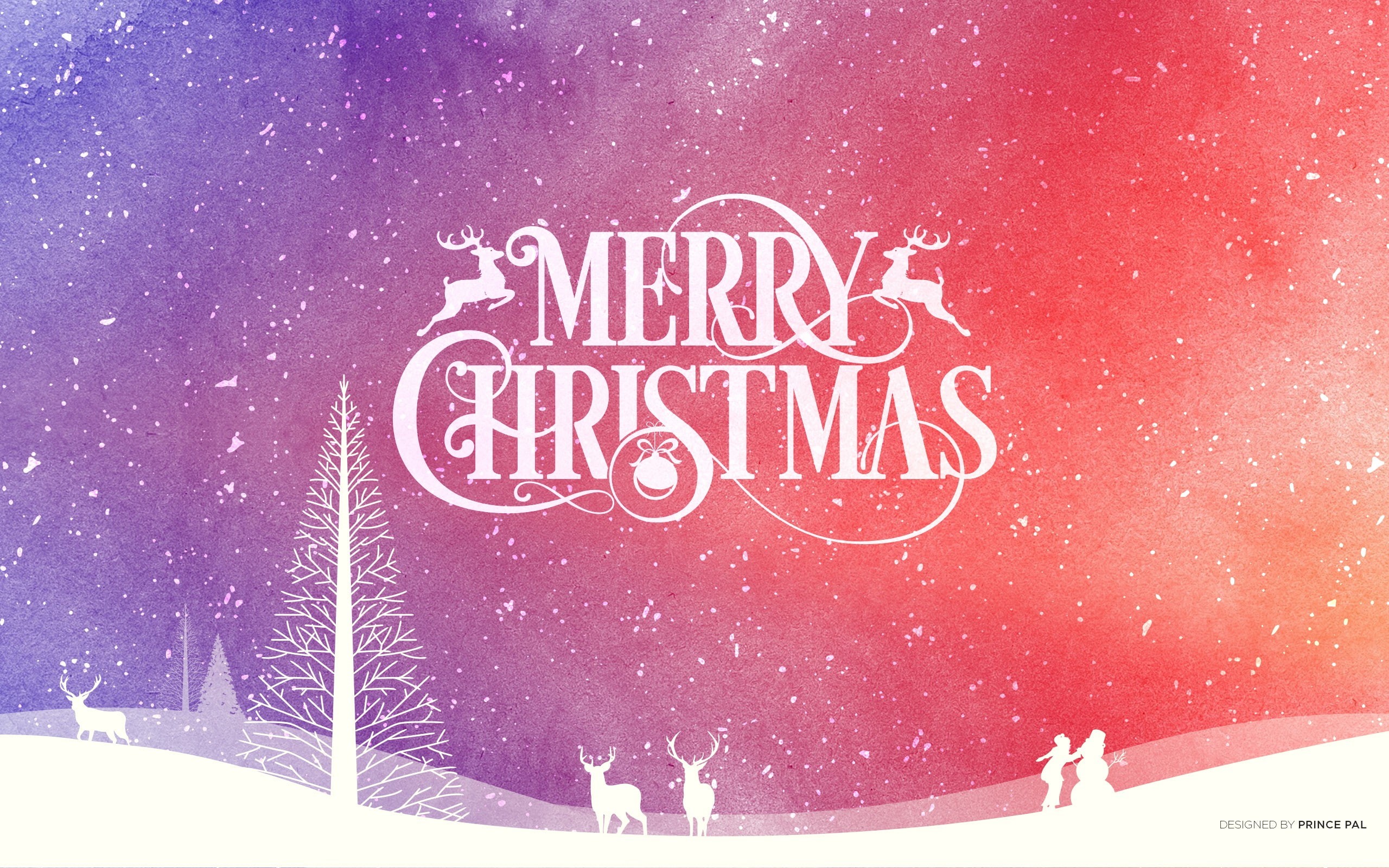 2K, 2016, christmas, merry christmas, merry, HD Wallpaper