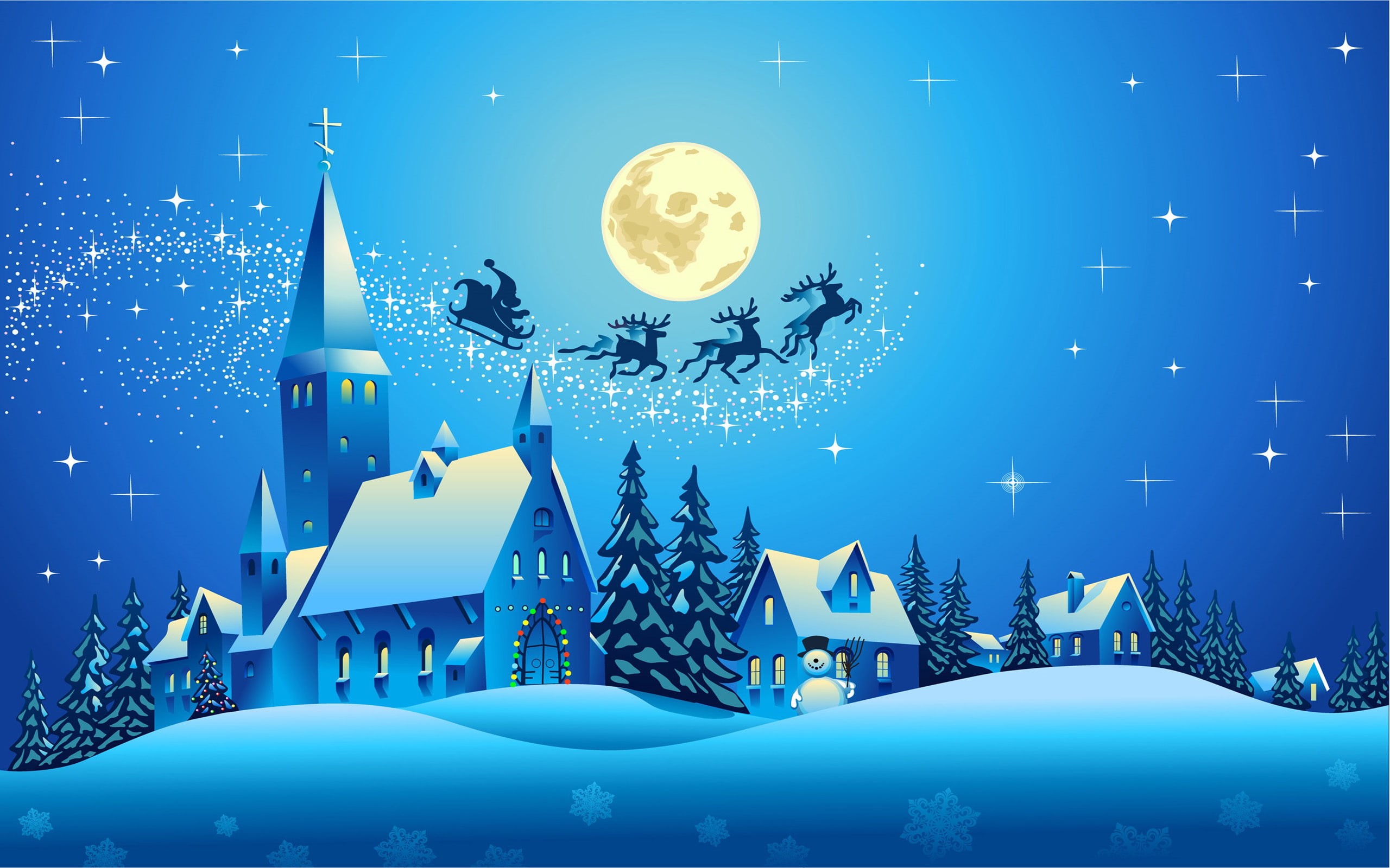 eve, greeting, happy, 2K, merry, card, christmas, HD Wallpaper