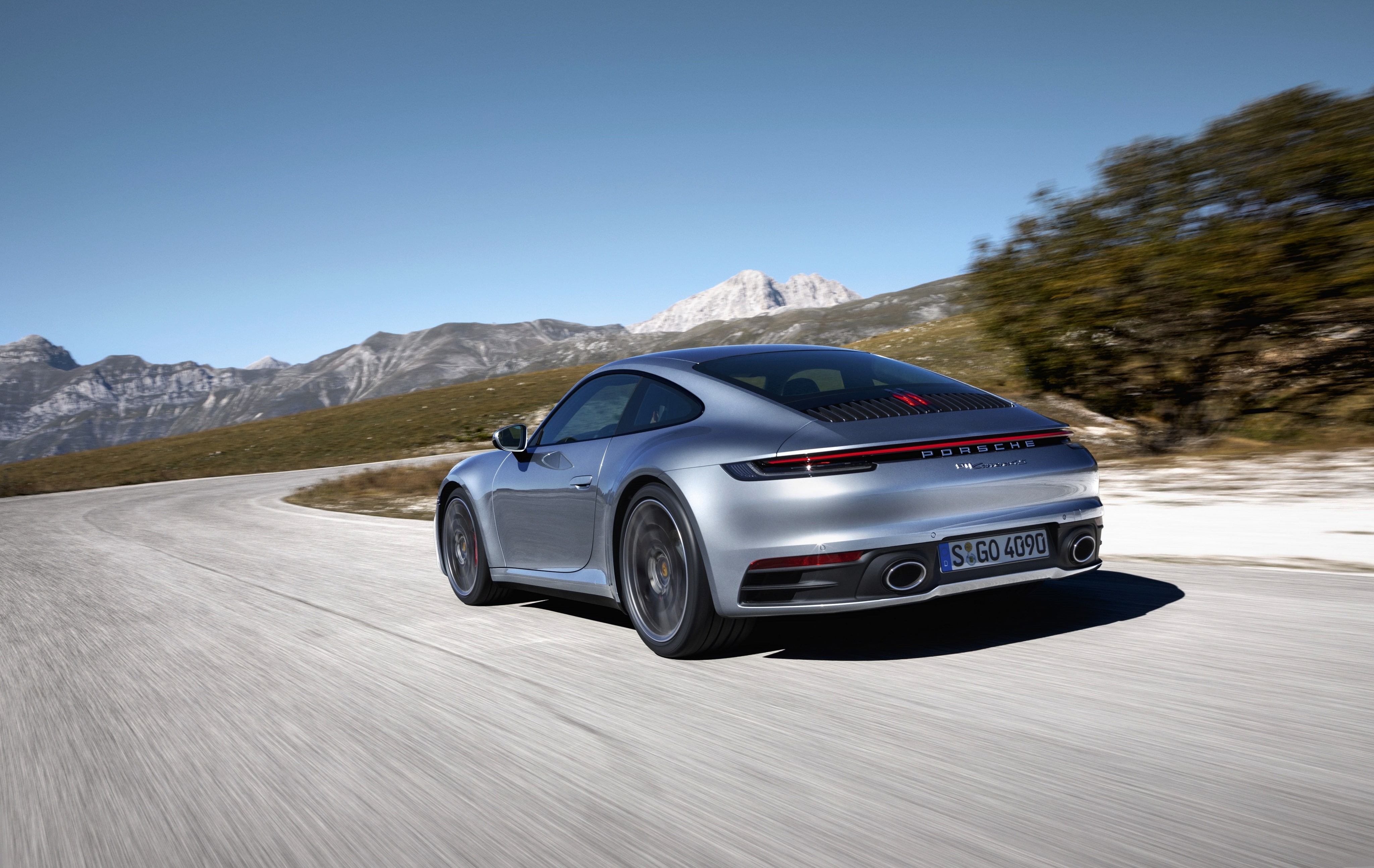 Carrera 4S, 992, 4K, 911, 2019, movement, Porsche, coupe, HD Wallpaper
