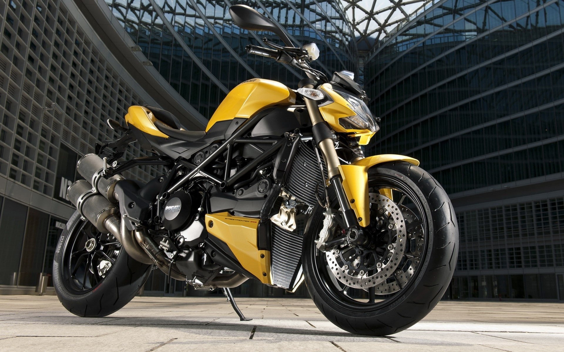 1080P, motorcycles, streetfighter, ducati streetfighter 848, ducati, HD Wallpaper