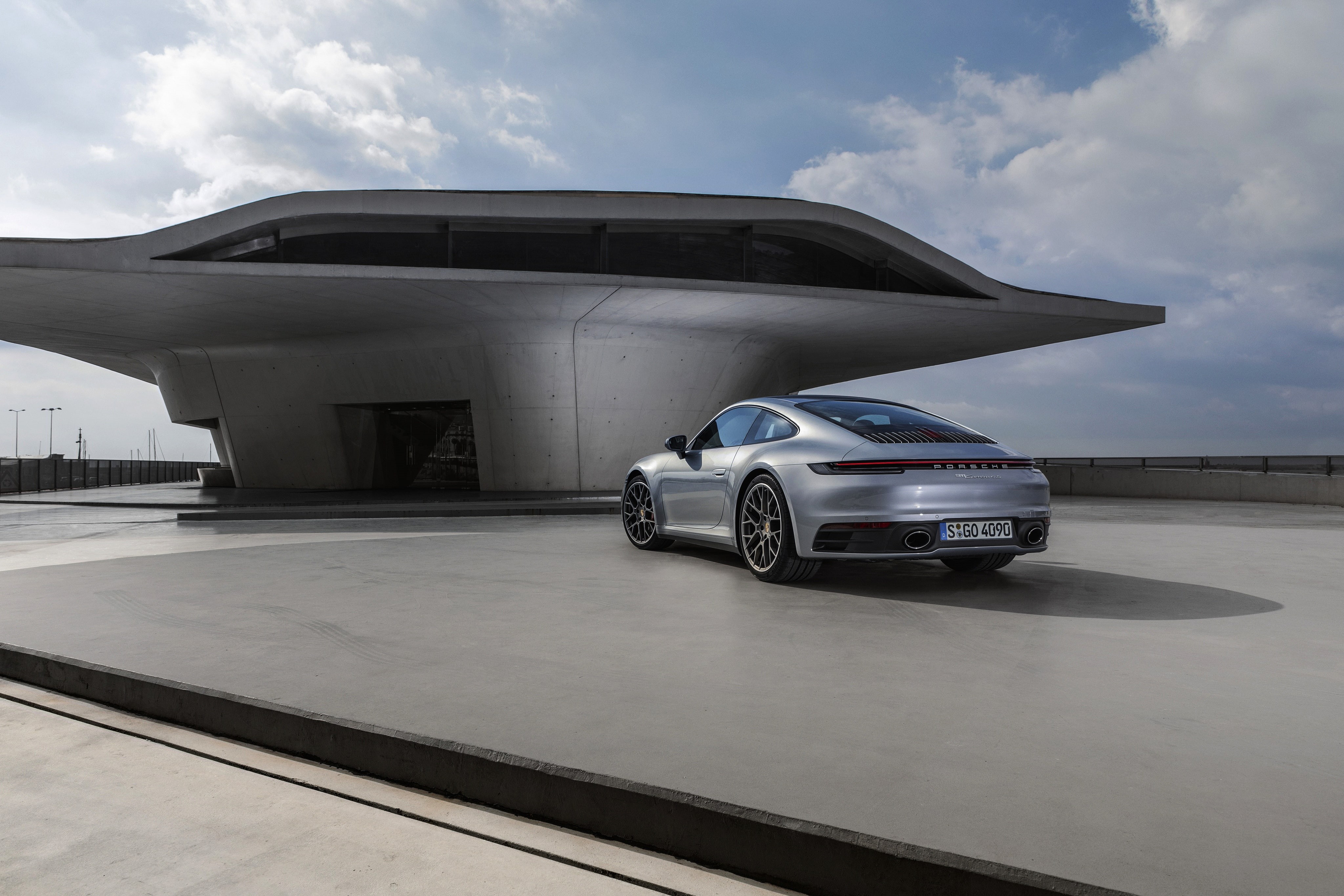 Porsche, 4K, 2019, 992, 911, Playground, coupe, Carrera 4S, HD Wallpaper