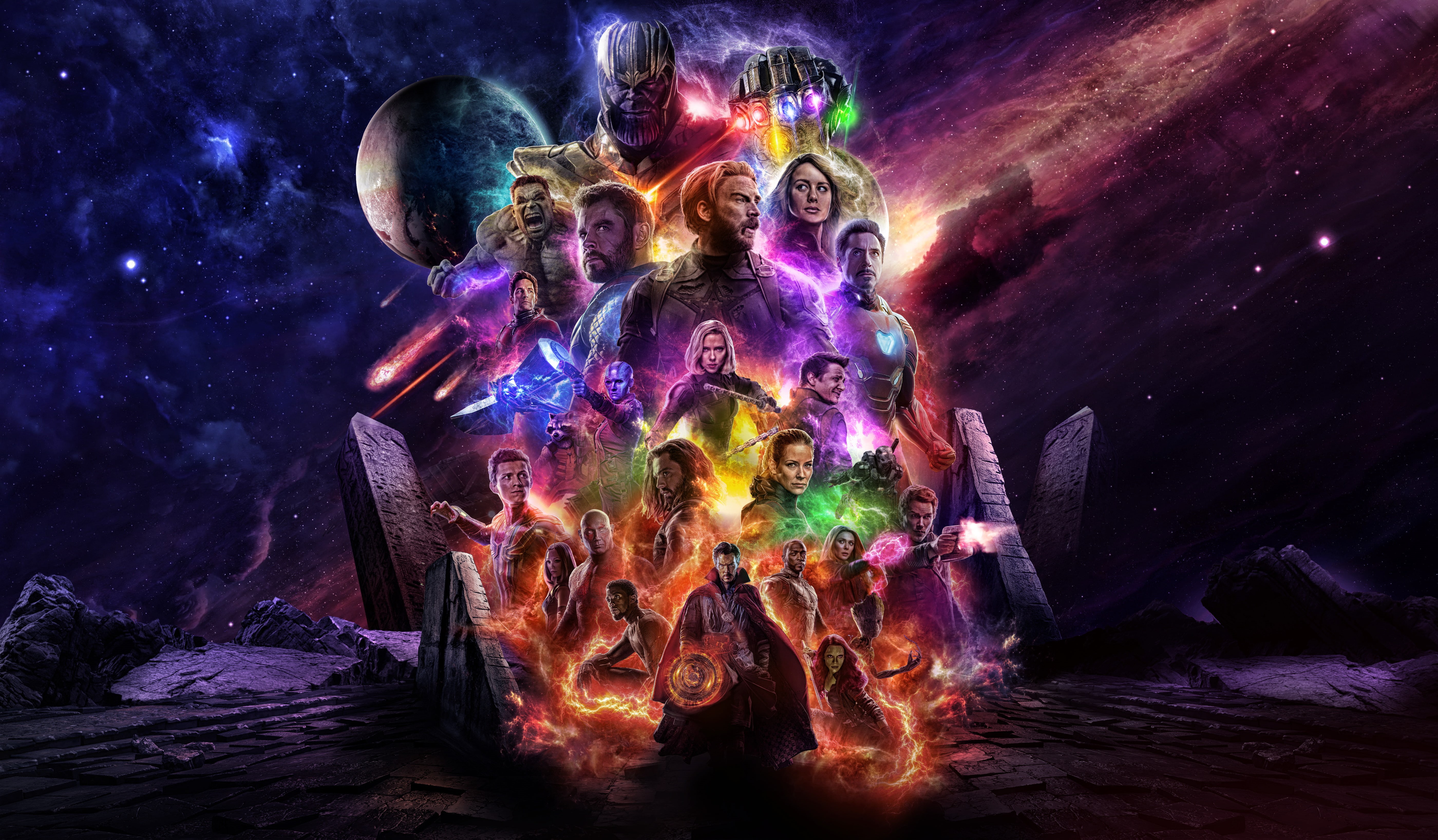 endgame, movie, avengers, 5K, keyart, HD Wallpaper