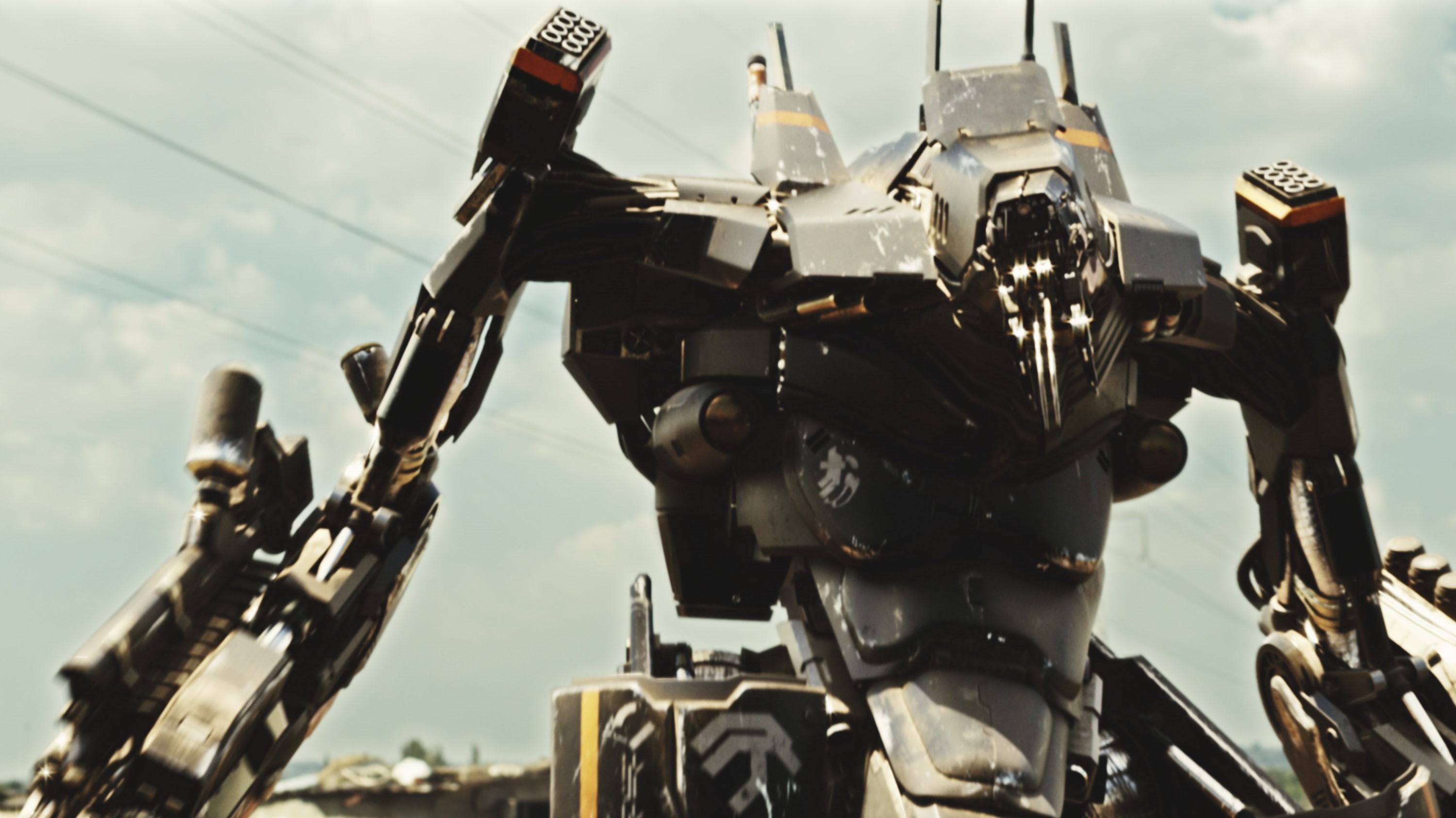 day, District 9, close-up, nature, cloud - sky, focus on foreground, machinery, outdoors, mode of transportation, military, standing, science fiction, transportation, HD Wallpaper