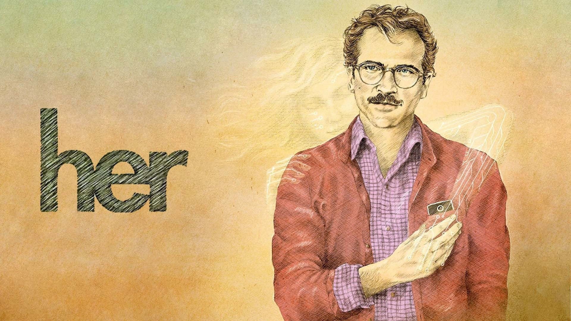 1080P, Joaquin Phoenix, Her, Movie, HD Wallpaper