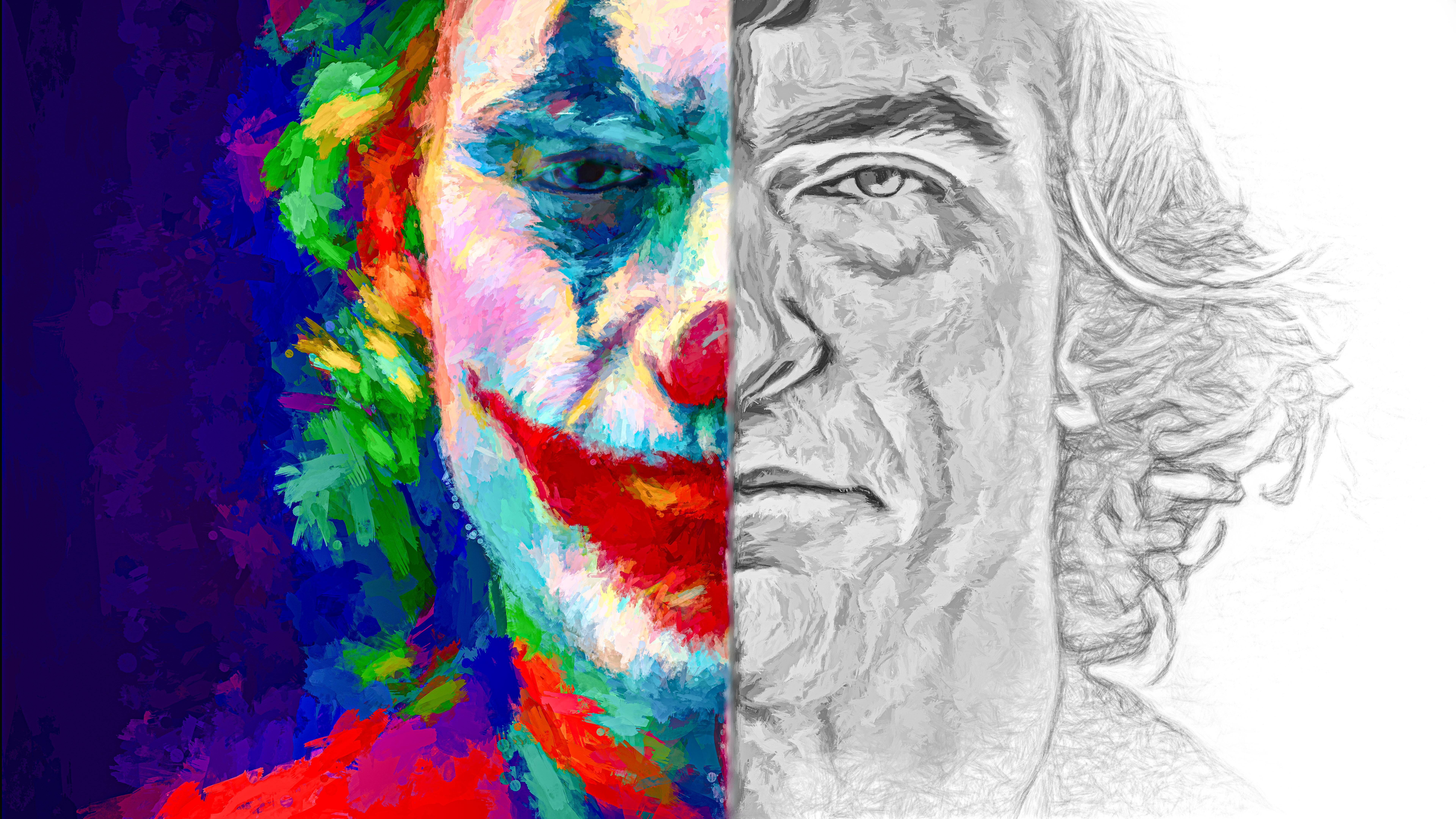 Joker, 8K, DC Comics, Joaquin Phoenix, Movie, HD Wallpaper