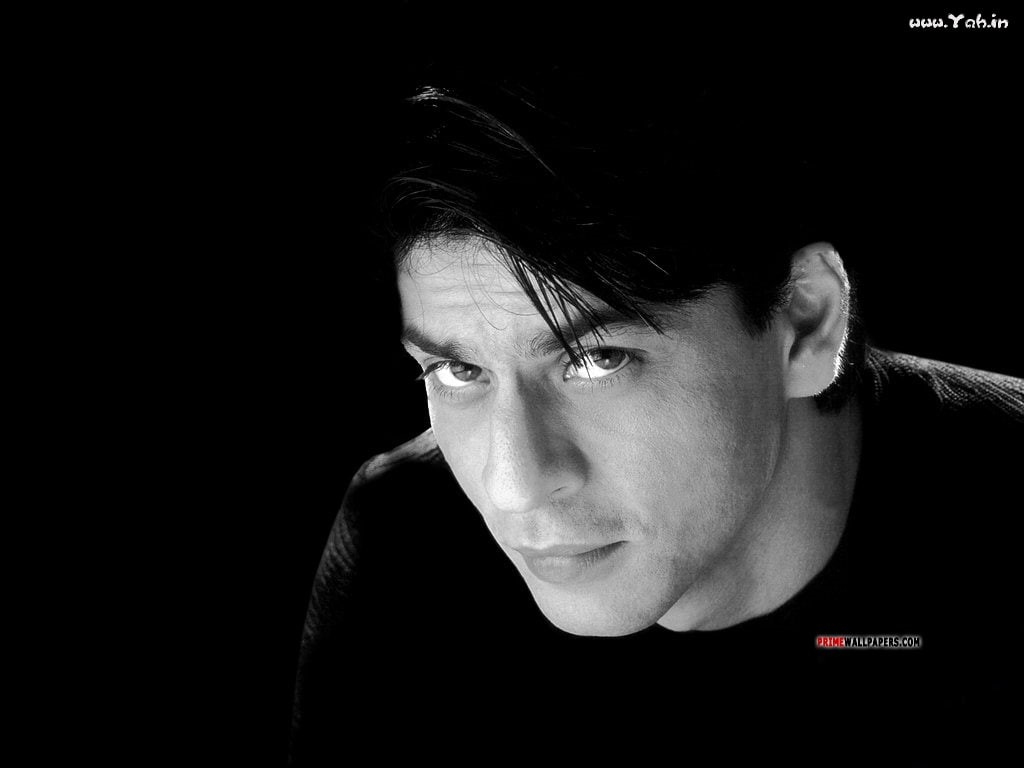 art, actors, hd, 480P, Nice, shahrukh, Smart, khan, people, Black, HD Wallpaper