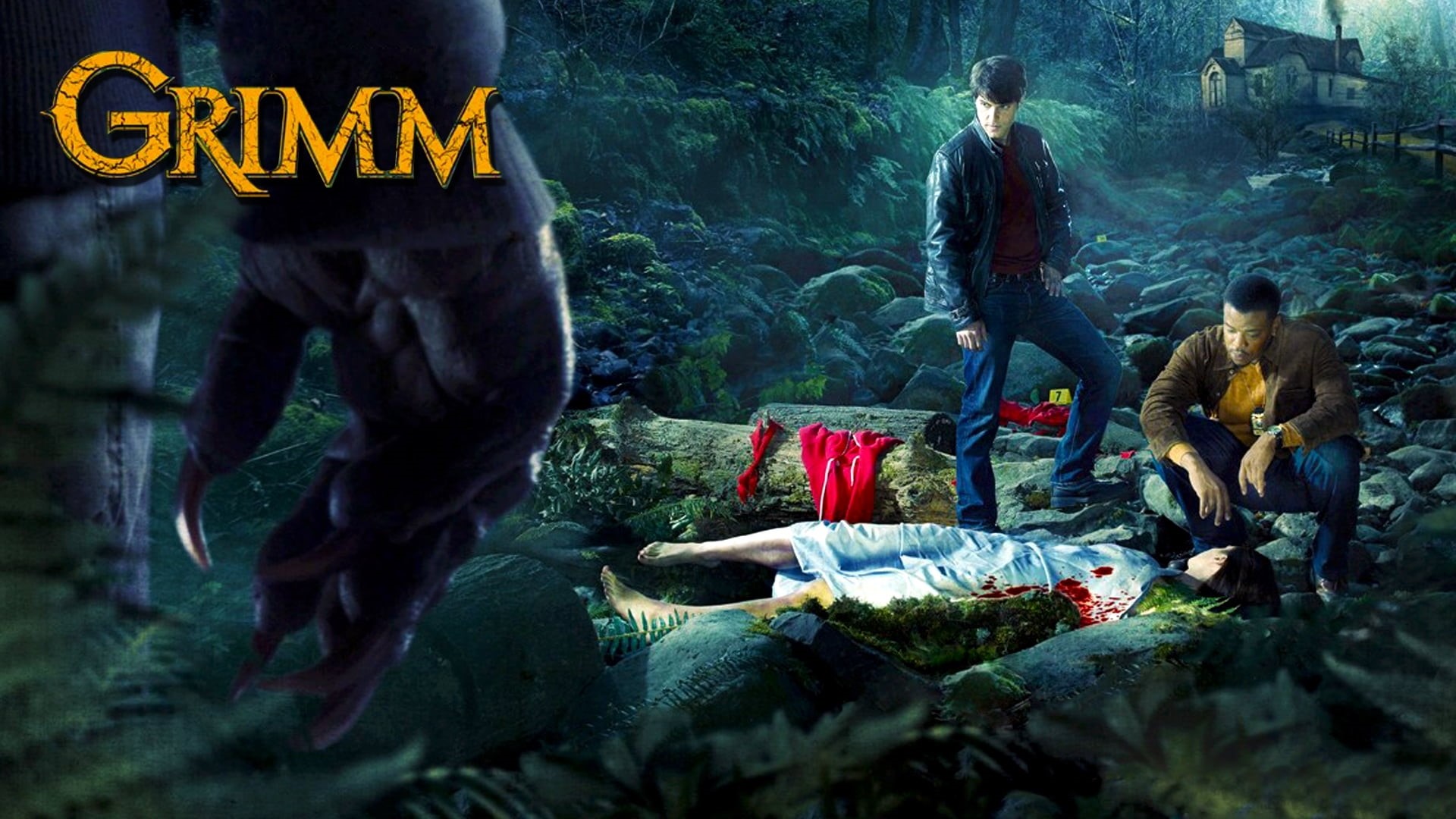 medium group of people, chaos, occupation, murder, detective, investigator, nature, tales of terror, poster, forest, pollution, 1080P, belief, law, Russell Hornsby, HD Wallpaper