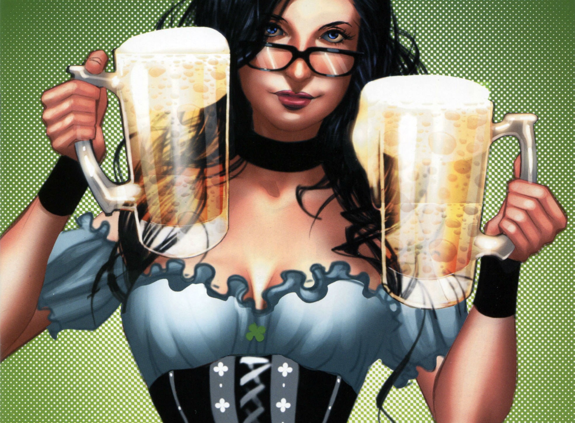 girl, beer, entertainment, tales, 1080P, fairy, grimm, HD Wallpaper