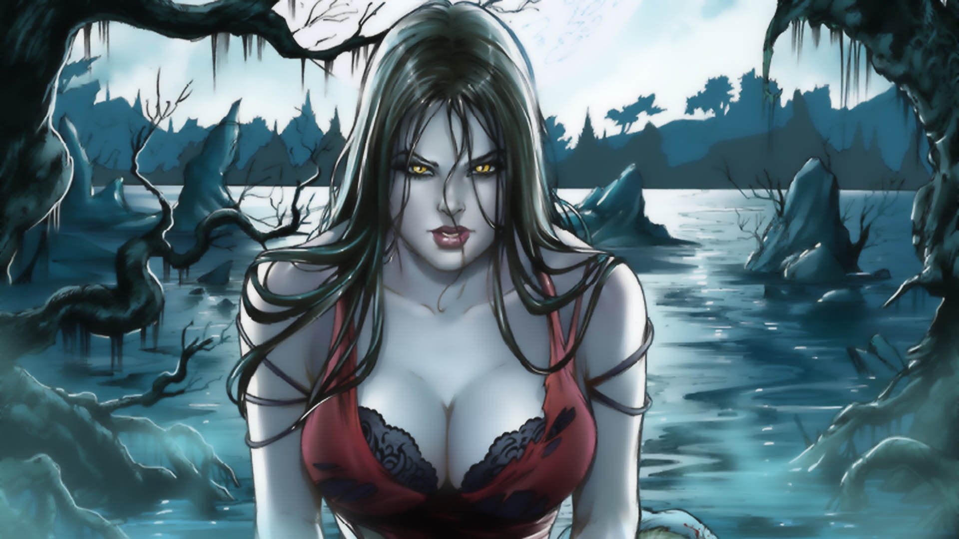 grimm, artywork, tales, fairy, fantasy, art, 1080P, wizard, warrior, comics, HD Wallpaper