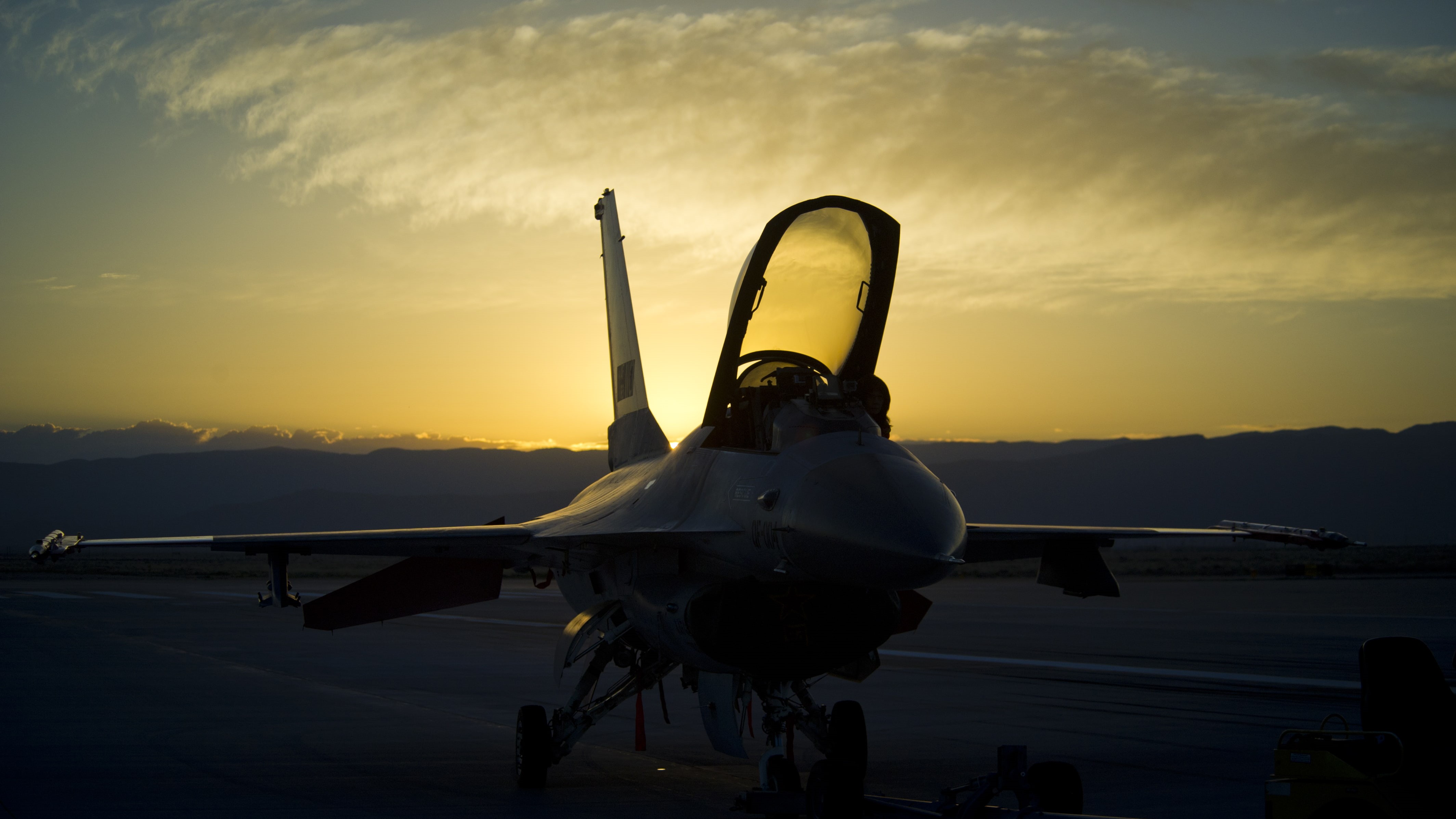 air vehicle, nature, air force, no people, cloud - sky, airport, outdoors, fighter plane, orange color, army, transportation, aerospace industry, plane, HD Wallpaper
