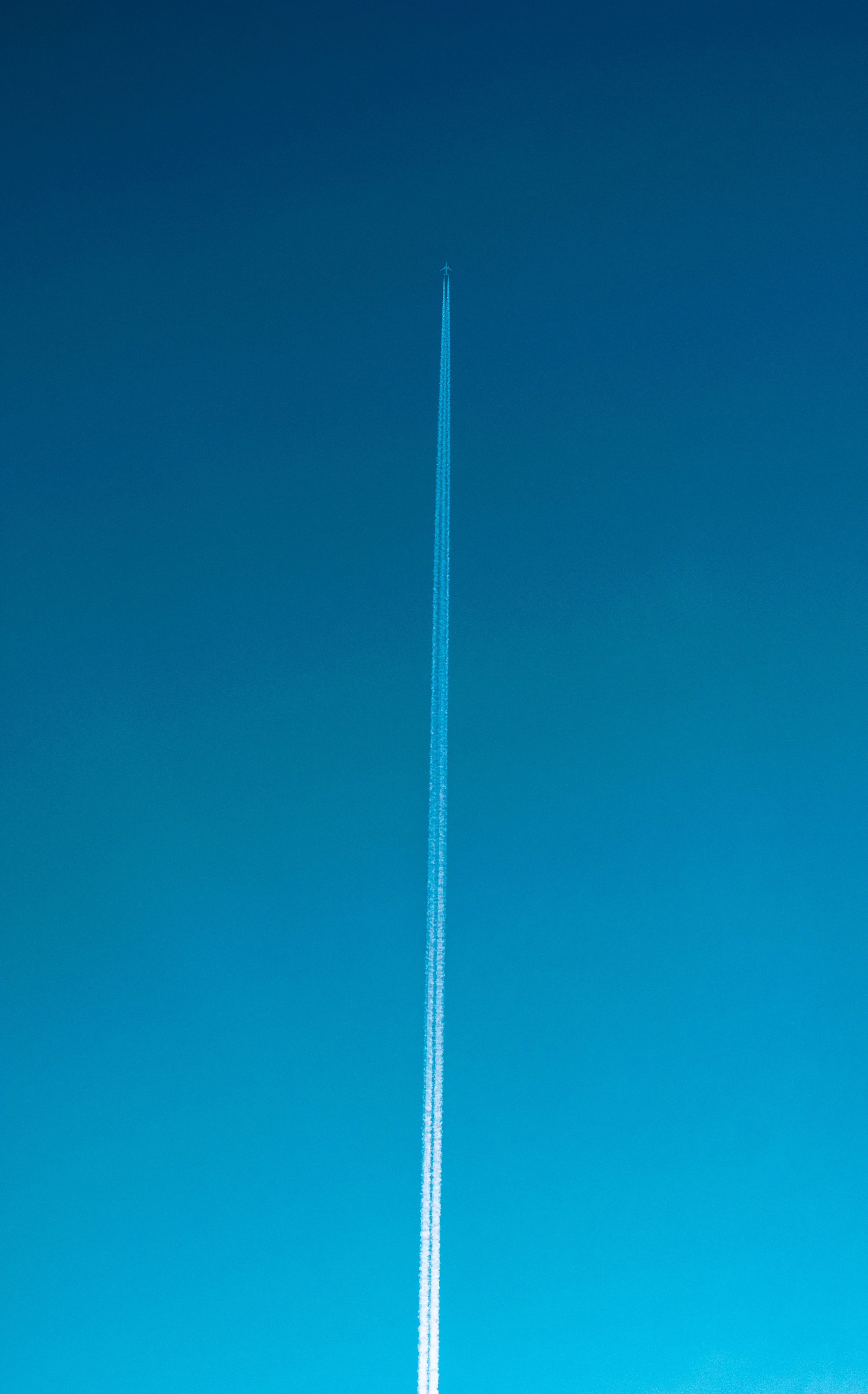 nature, speed, city, rocket, blue, contrails, vehicle, condensation, vapor trail, launch, airplane, aerospace industry, travel, smoke, cloud - sky, transportation, Phone HD Wallpaper