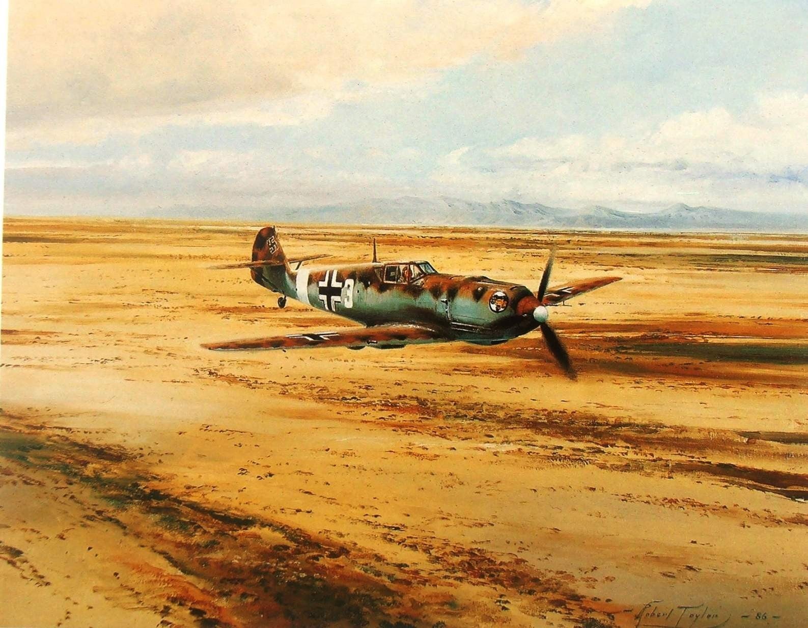 biplane, side view, horizon, airplane, no people, World War II, land, nature, beauty in nature, painting, day, orange, mammal, military, scenics - nature, HD Wallpaper