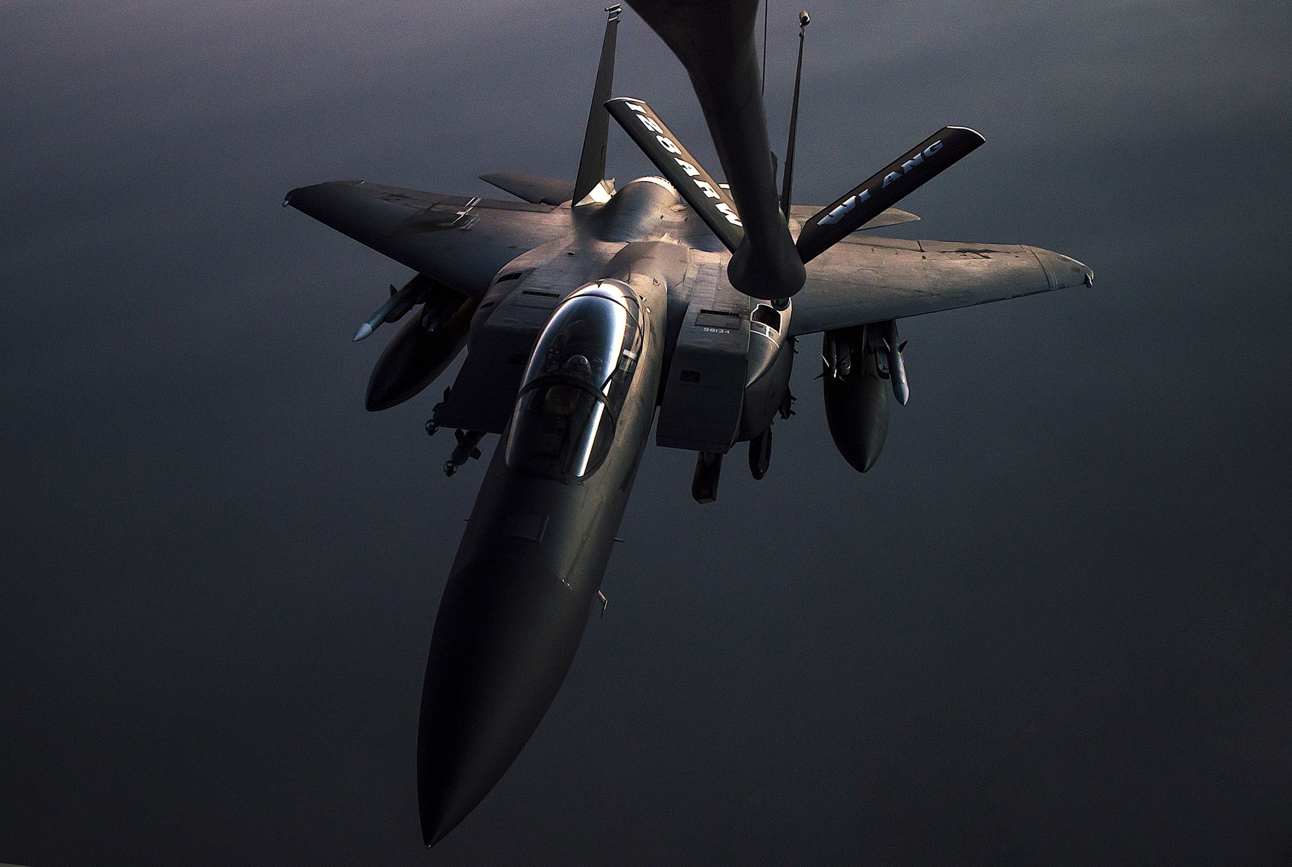 US Air Force, Fighter aircraft, 2K, McDonnell Douglas F-15 Eagle, HD Wallpaper