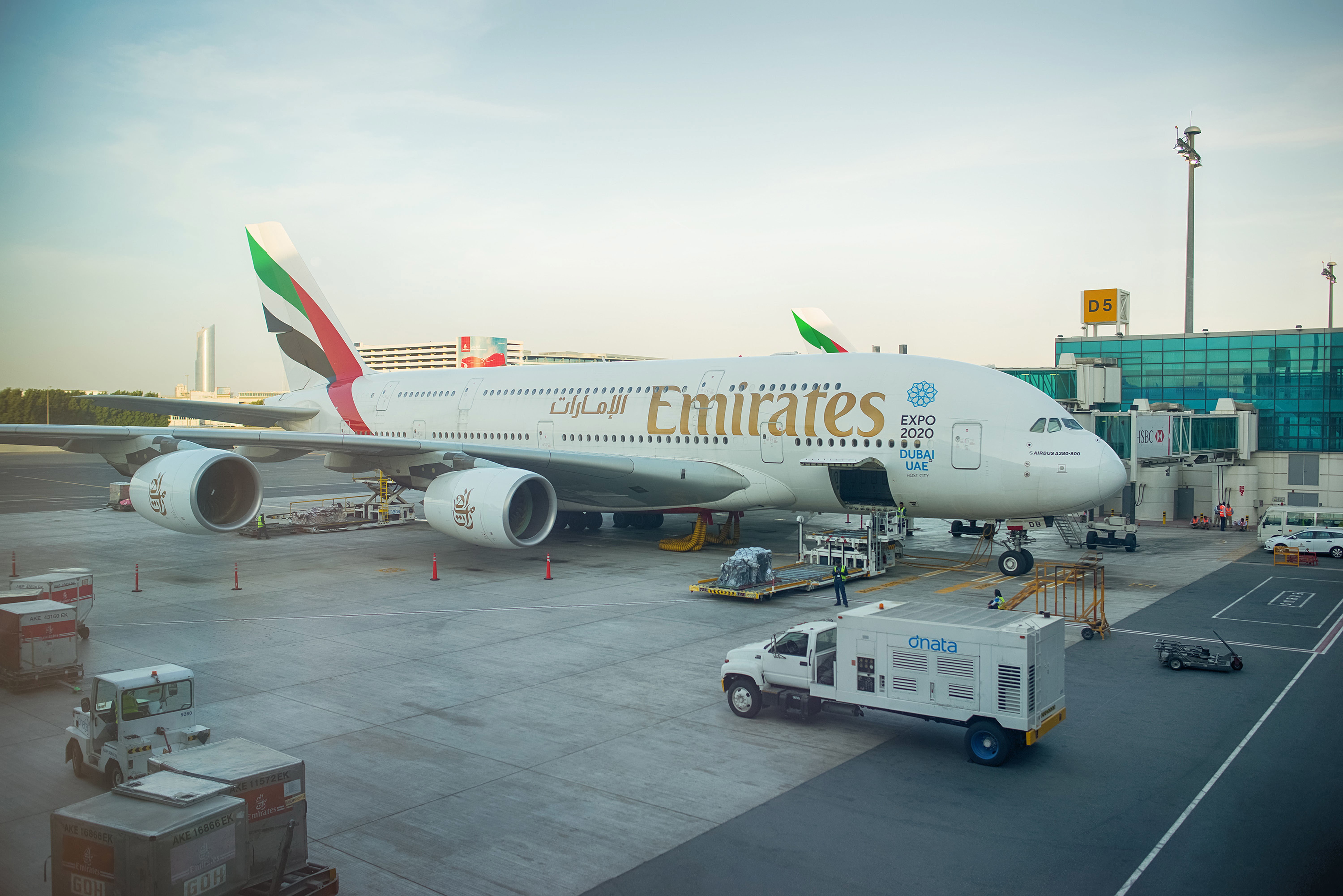 day, jet, UAE, giant, airliner, transportation, double deck, travel, mode of transportation, terminal, no people, aerospace industry, nature, HD Wallpaper