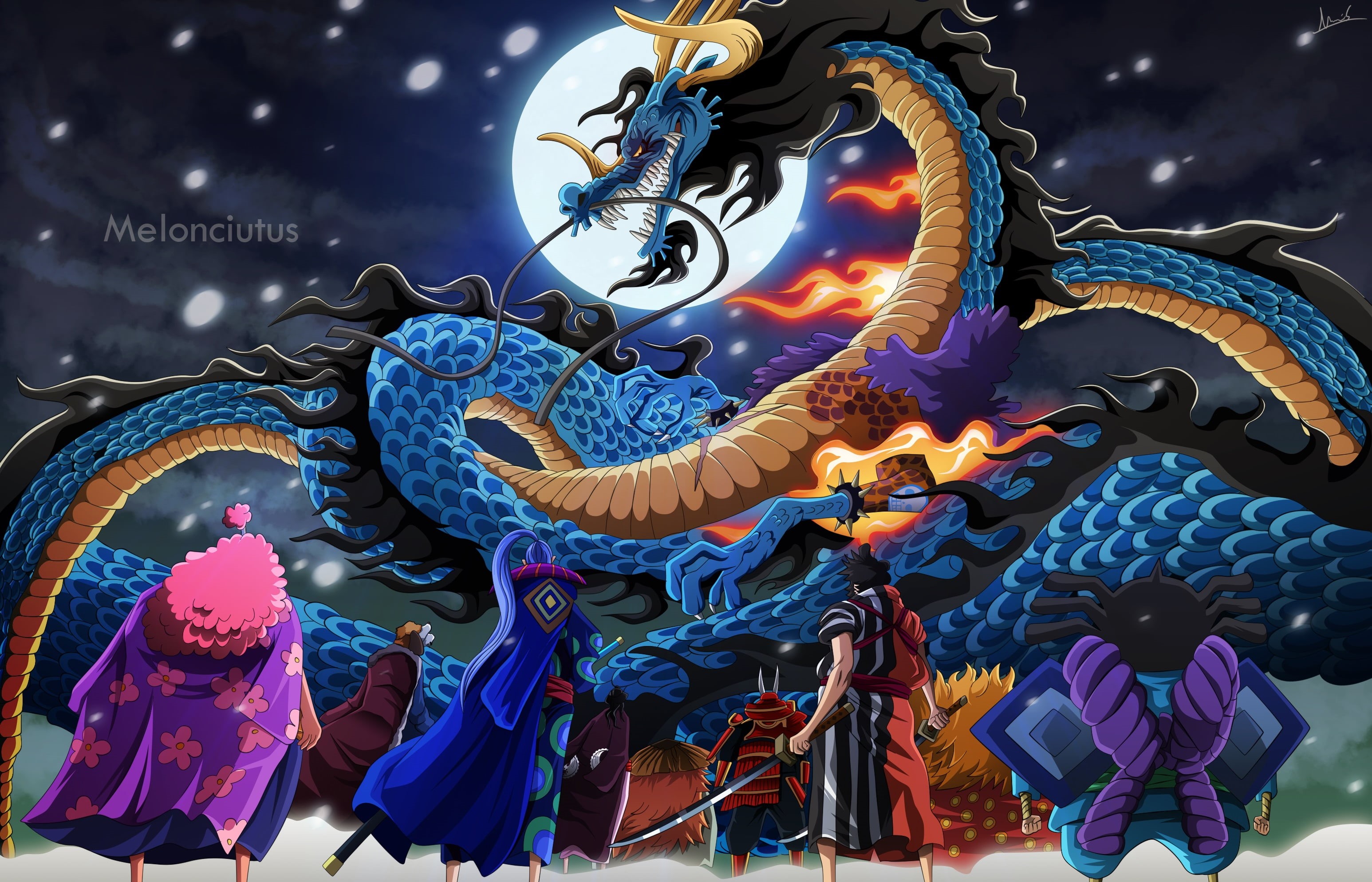 2K, Kaido, One Piece, HD Wallpaper