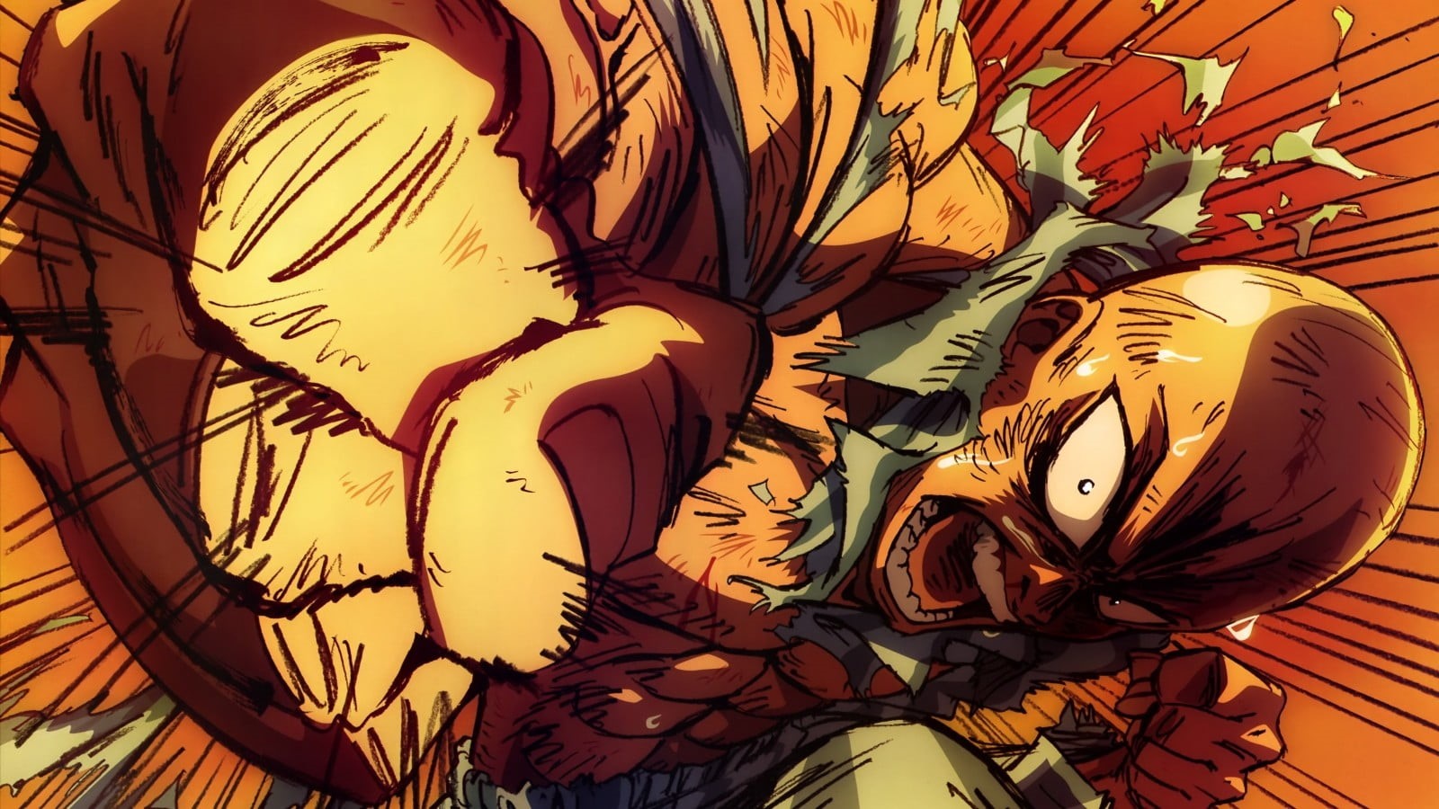 abstract, high angle view, close-up, One-Punch Man, craft, drawing - art product, indoors, no people, design, still life, full frame, 720P, Saitama, backgrounds, HD Wallpaper