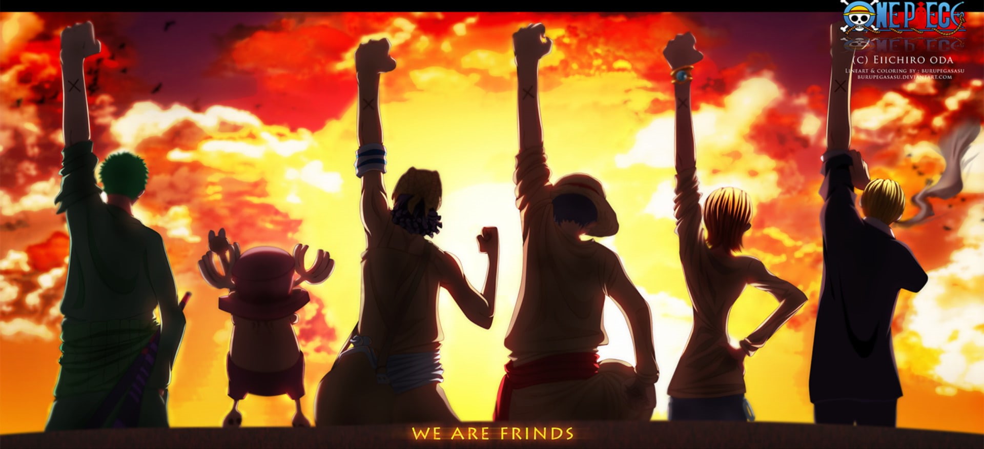 One Piece, 1080P, Usopp (One Piece), Tony Tony Chopper, Sanji (One Piece), Zoro Roronoa, Anime, Monkey D. Luffy, Nami (One Piece), HD Wallpaper