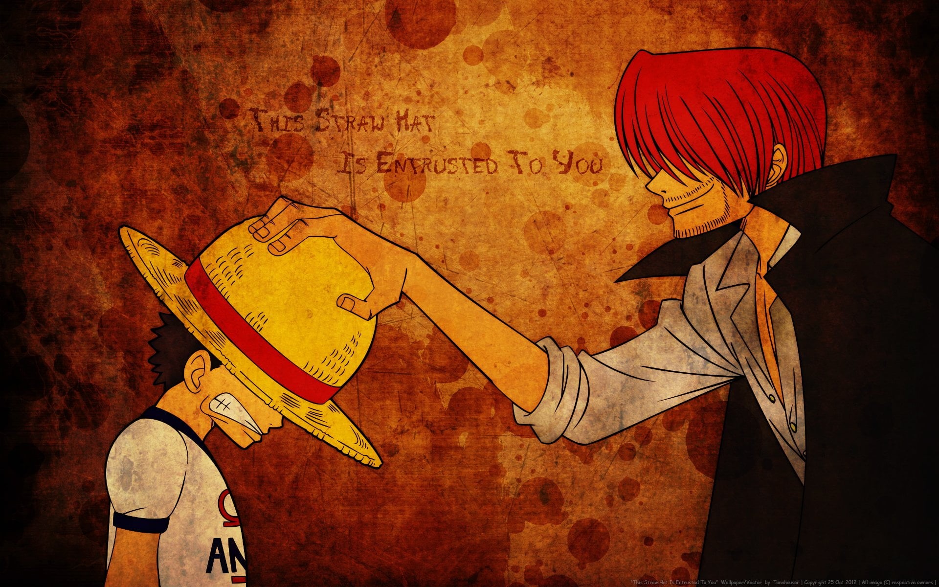 holding, people, 1080P, male likeness, indoors, Shanks (One Piece), close-up, art and craft, Anime, creativity, One Piece, craft, paper, protection, human representation, HD Wallpaper