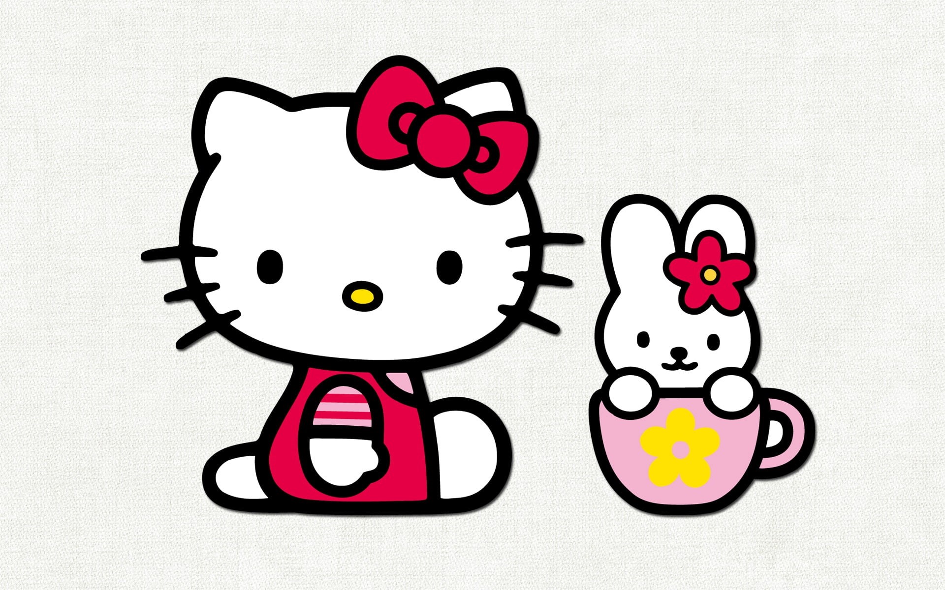 x, hello, Hello Kitty, art, hd, anime, 1080P, kitty, HD Wallpaper