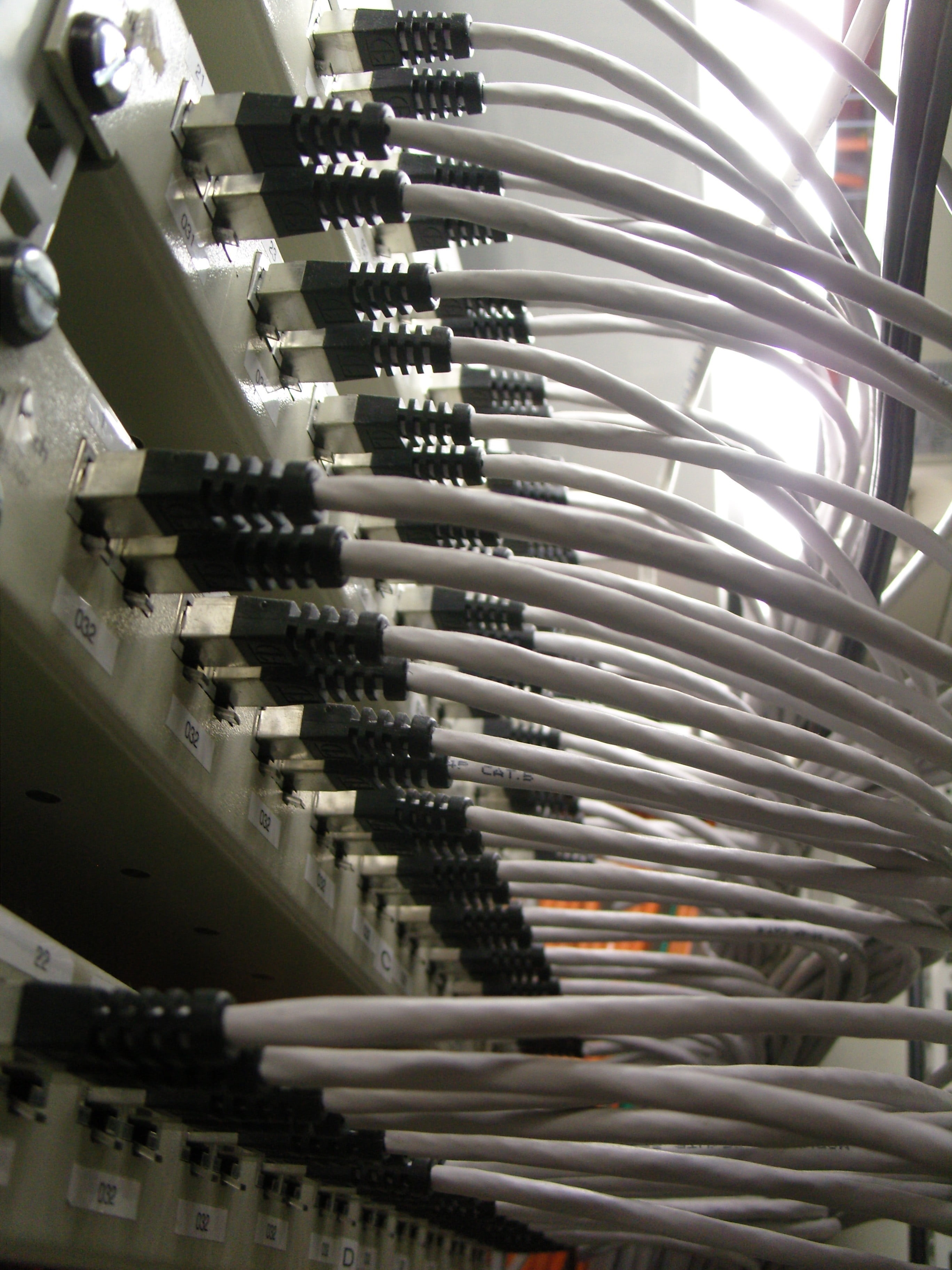 IT, Cable, technology, cables, network, ethernet, 2K, computer, white, Phone HD Wallpaper