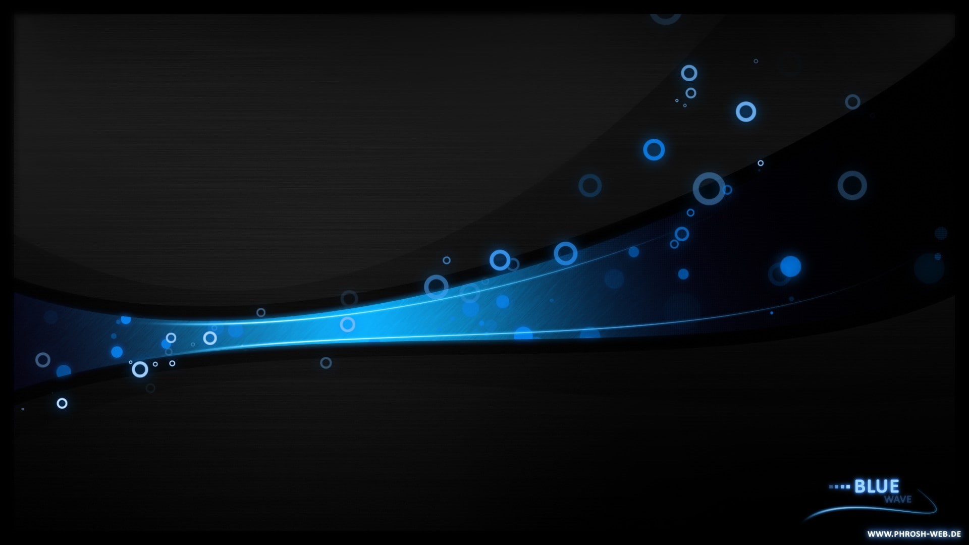 digital art, shapes, waveforms, circle, cyan, blue, black, 1080P, minimalism, abstract, lines, waves, simple background, HD Wallpaper