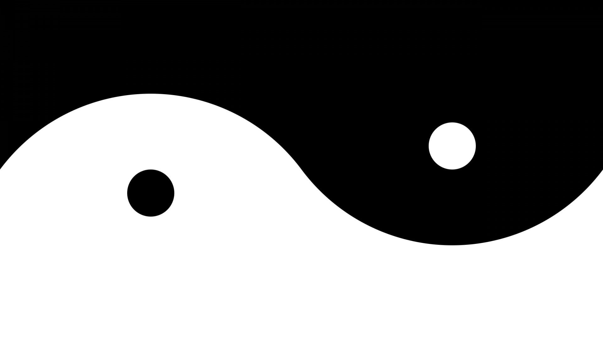 sky, clear sky, architecture, black background, white color, 1080P, studio shot, circle, indoors, light, Yin and Yang, close-up, illuminated, white background, HD Wallpaper