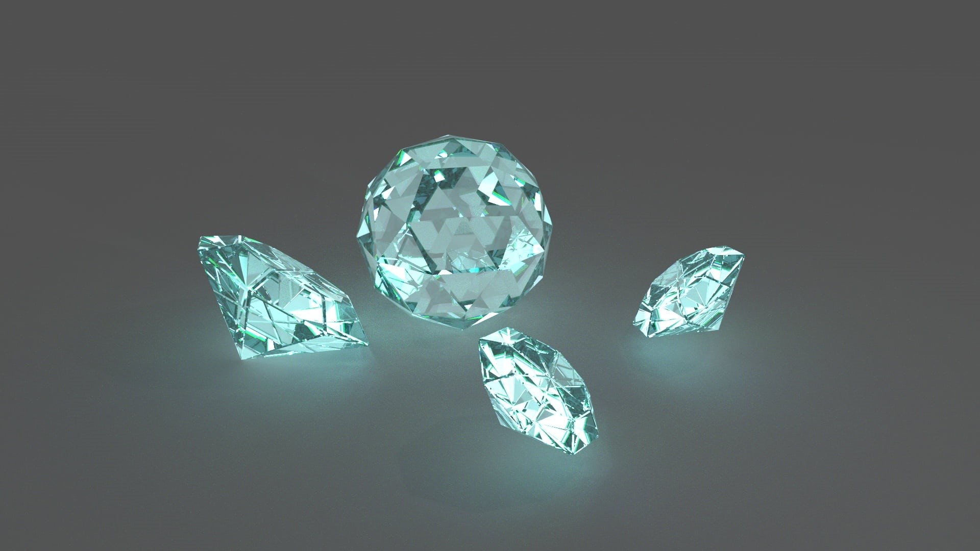 no people, clear, illustration, group of objects, shine, blue, three dimensional, close-up, shiny, studio shot, geometric shape, diamonds, purity, design, HD Wallpaper