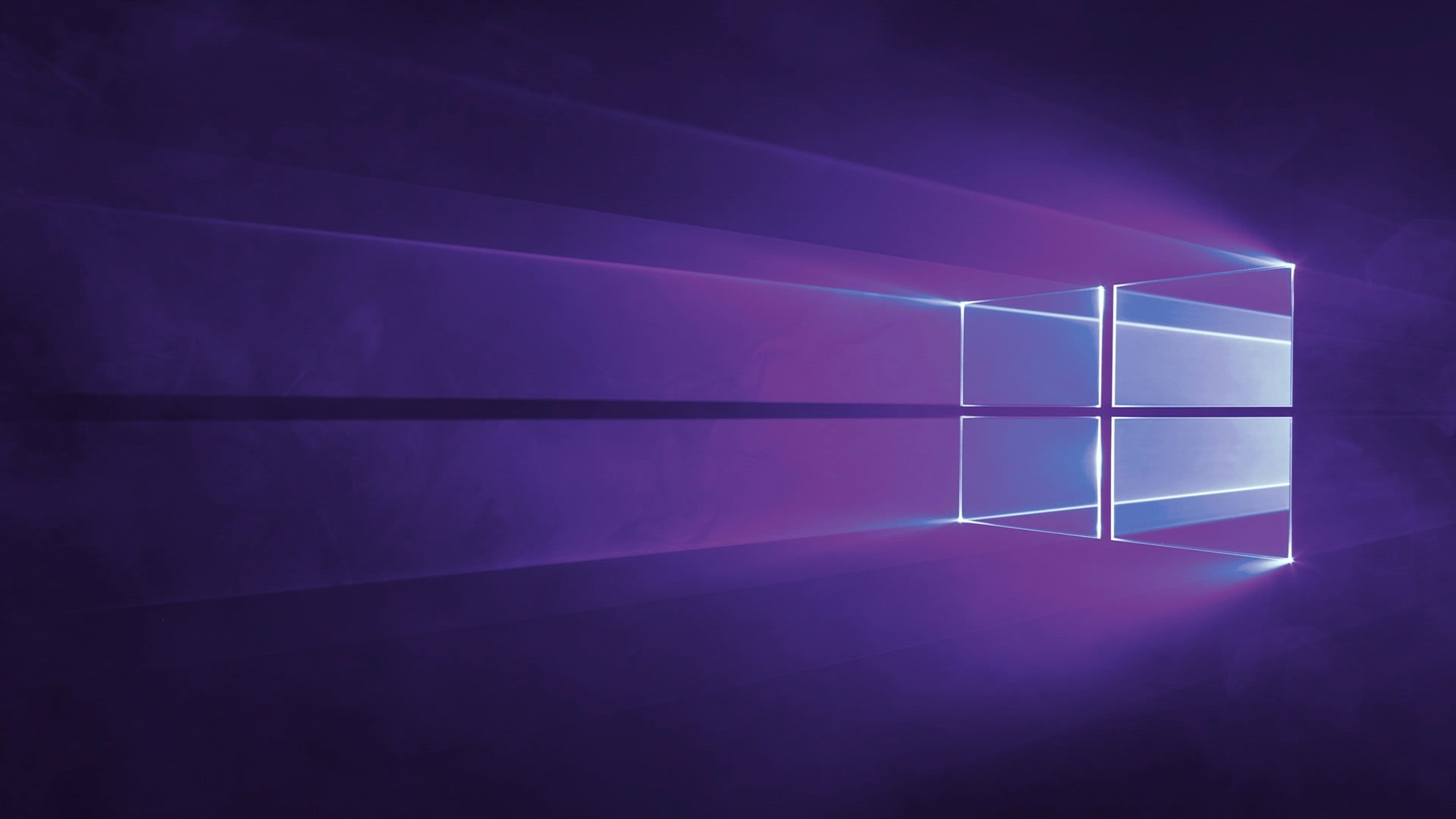 Windows 10, 1080P, purple background, HD Wallpaper