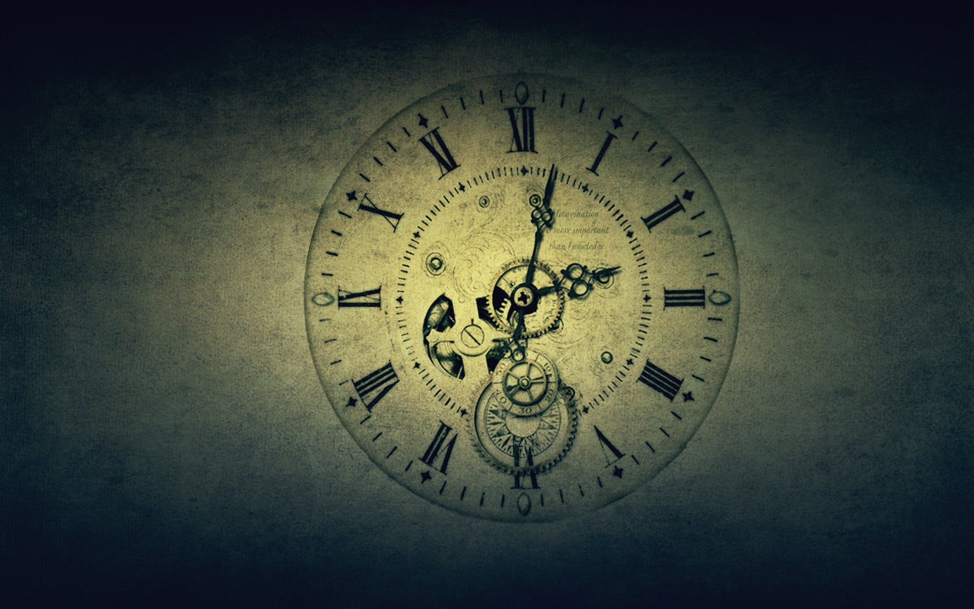  clock face, number, text, geometric shape, shape, vintage, wall - building feature, 1080P, watch, hands, history, backgrounds, time, screw, HD Wallpaper