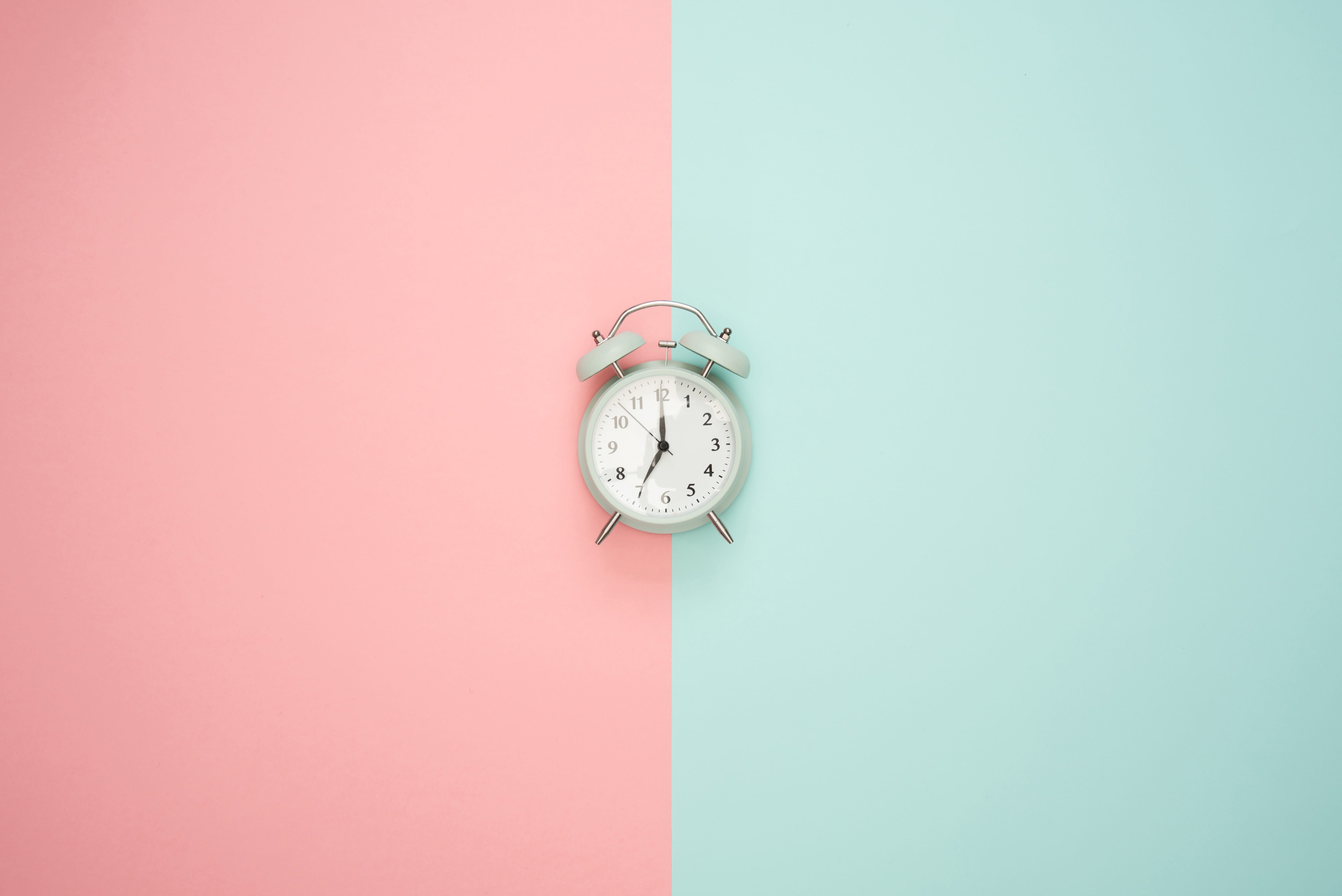 morning, hour, countdown, checking the time, no people, studio shot, time, accuracy, instrument of time, pastel colors, watch, clock, close-up, indoors, HD Wallpaper