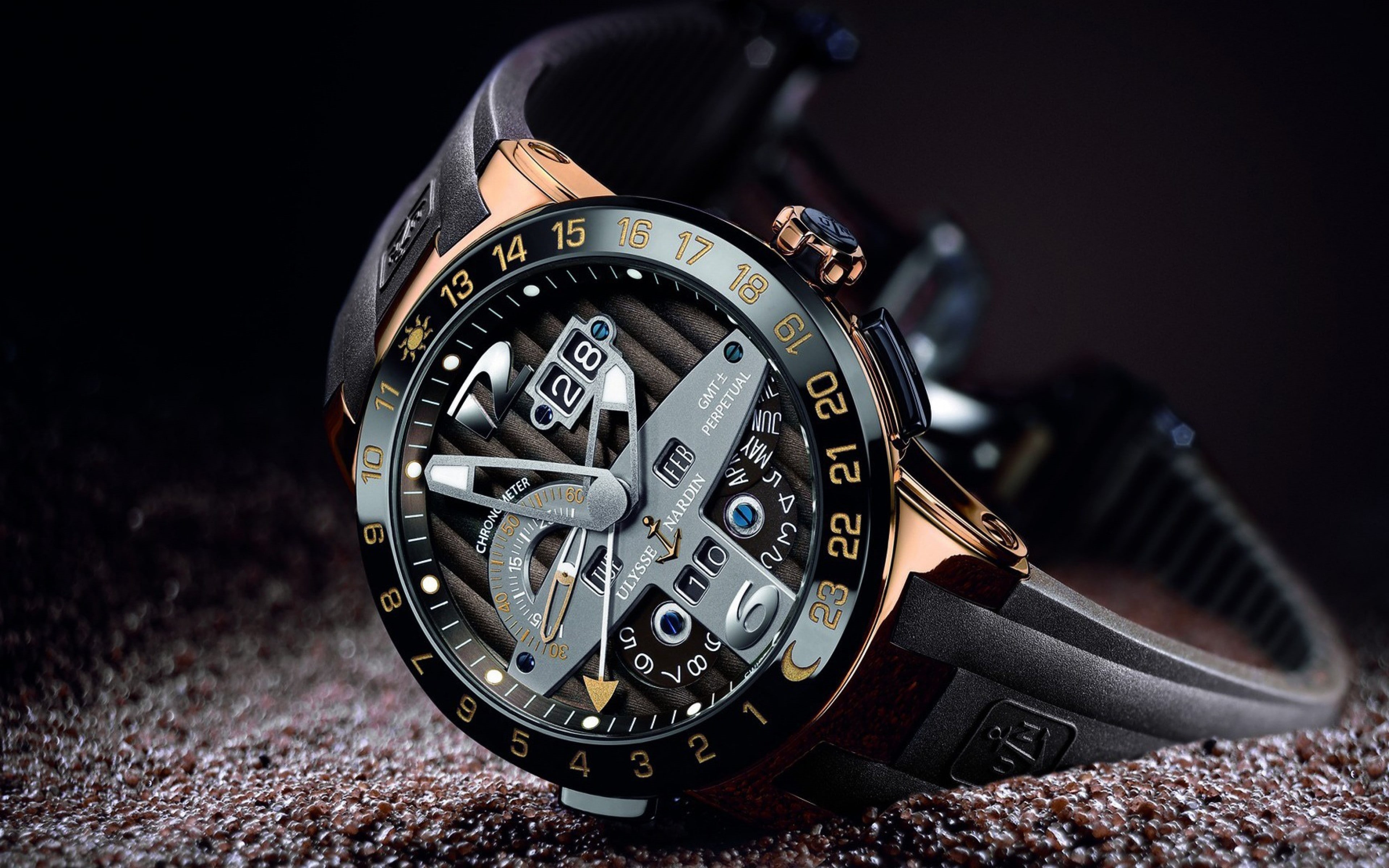 ulysse nardin, download 3840x2400 ulysse nardin, 4K, dial, watches backgrounds, HD Wallpaper