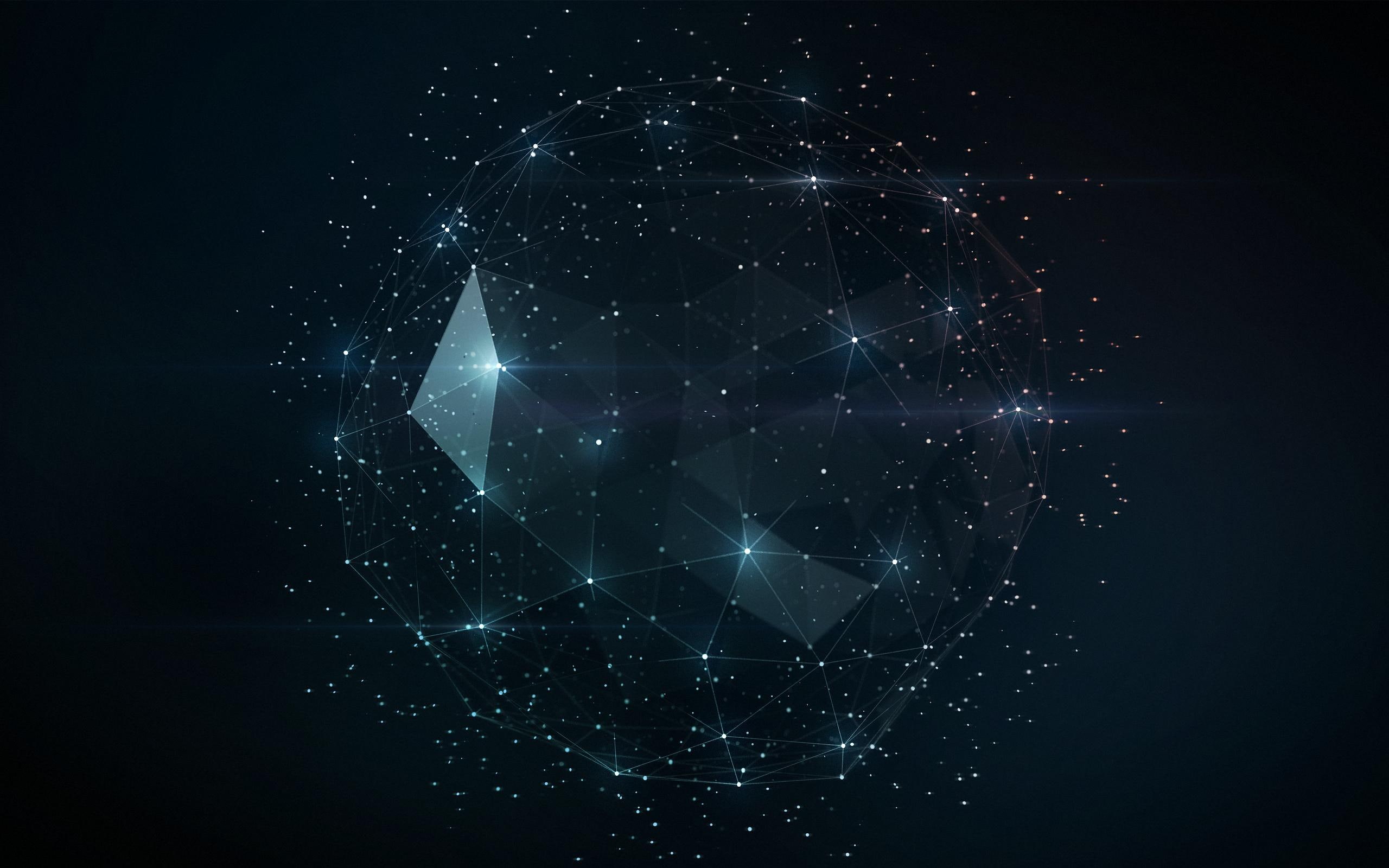 trails, digital art, star trails, art, star, 2K, digital, stars, HD Wallpaper