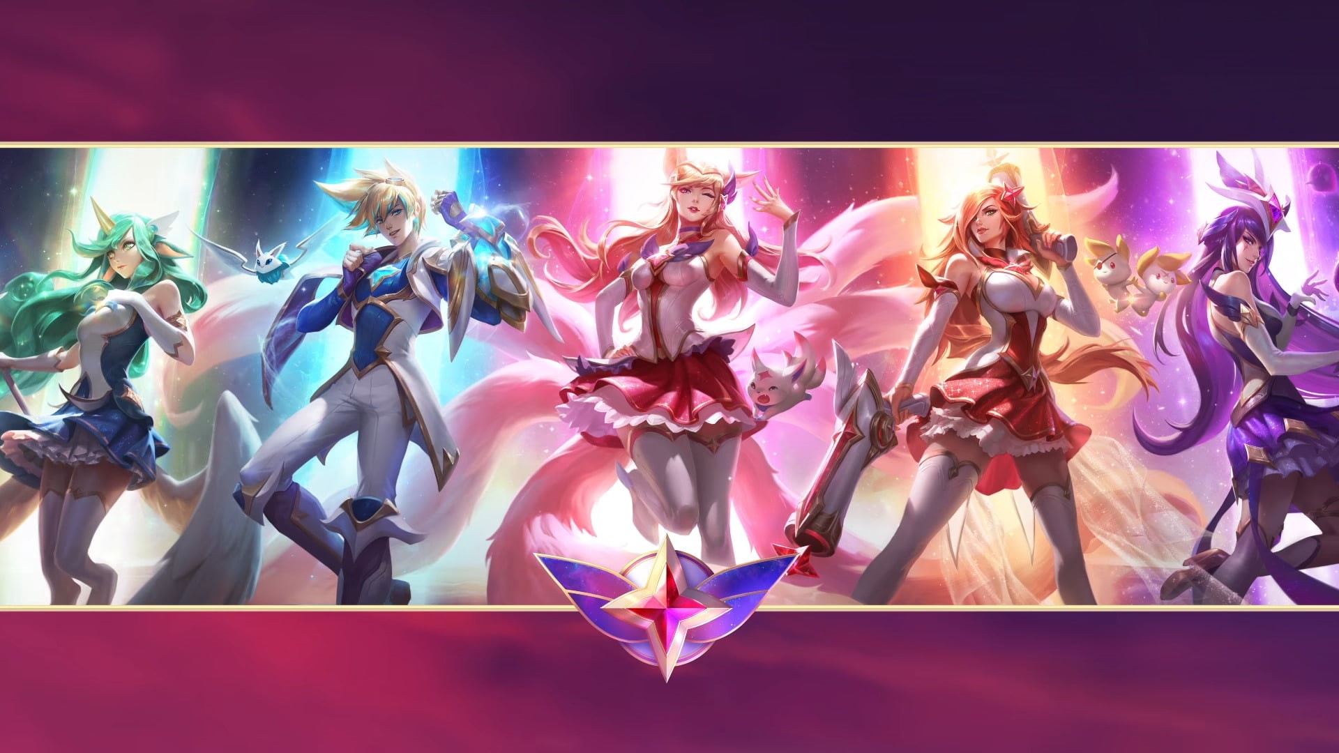 Soraka (League Of Legends), Syndra (League Of Legends), Ezreal (League Of Legends), League Of Legends, Video Game, Miss Fortune (League Of Legends), Ahri (League Of Legends), HD Wallpaper