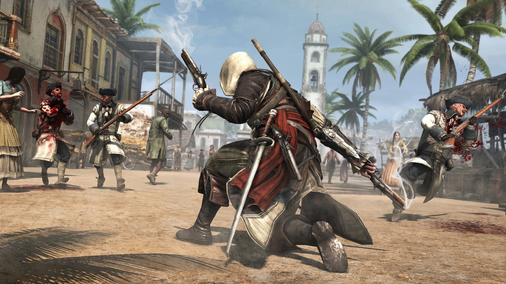 pirate, black, creed, assassin 039 s, 1080P, flag, HD Wallpaper