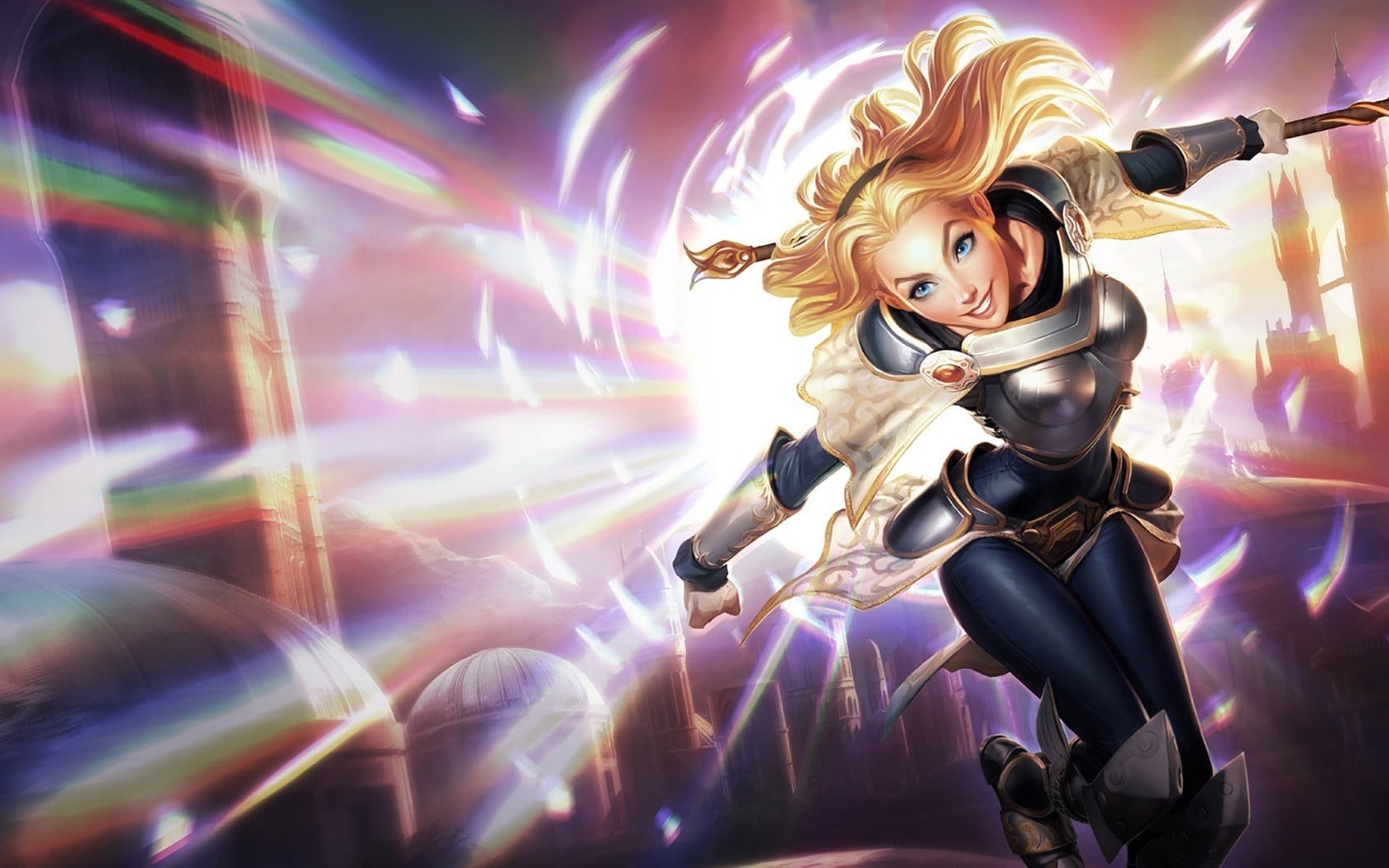 Lux (League of Legends), arts culture and entertainment, light, young adult, league, happiness, League of Legends, legends, smiling, real people, indoors, HD Wallpaper